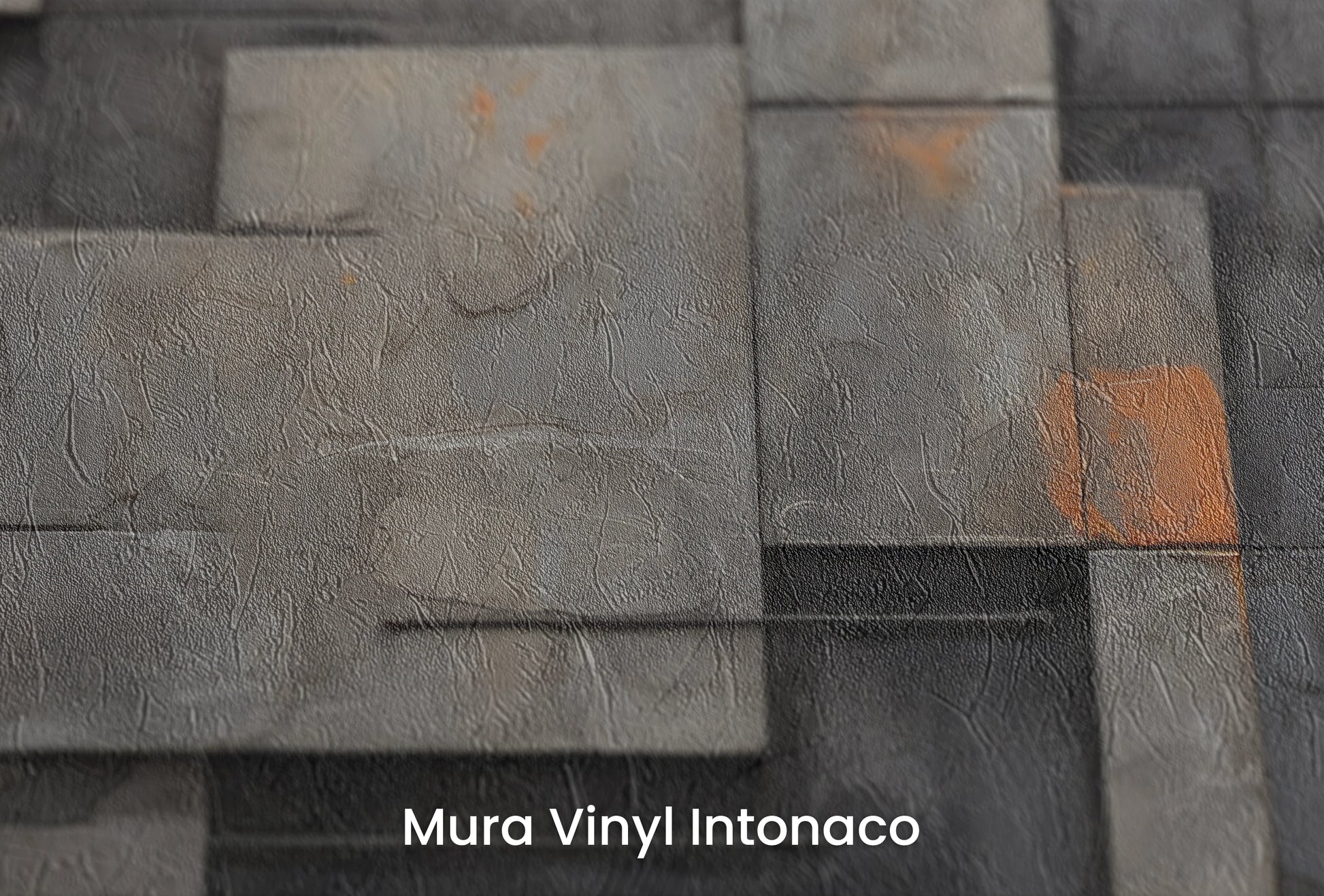 Zbliżenie na artystyczną fototapetę o nazwie Urban Canvas #2 na podłożu Mura Vinyl Intonaco - struktura tartego tynku.