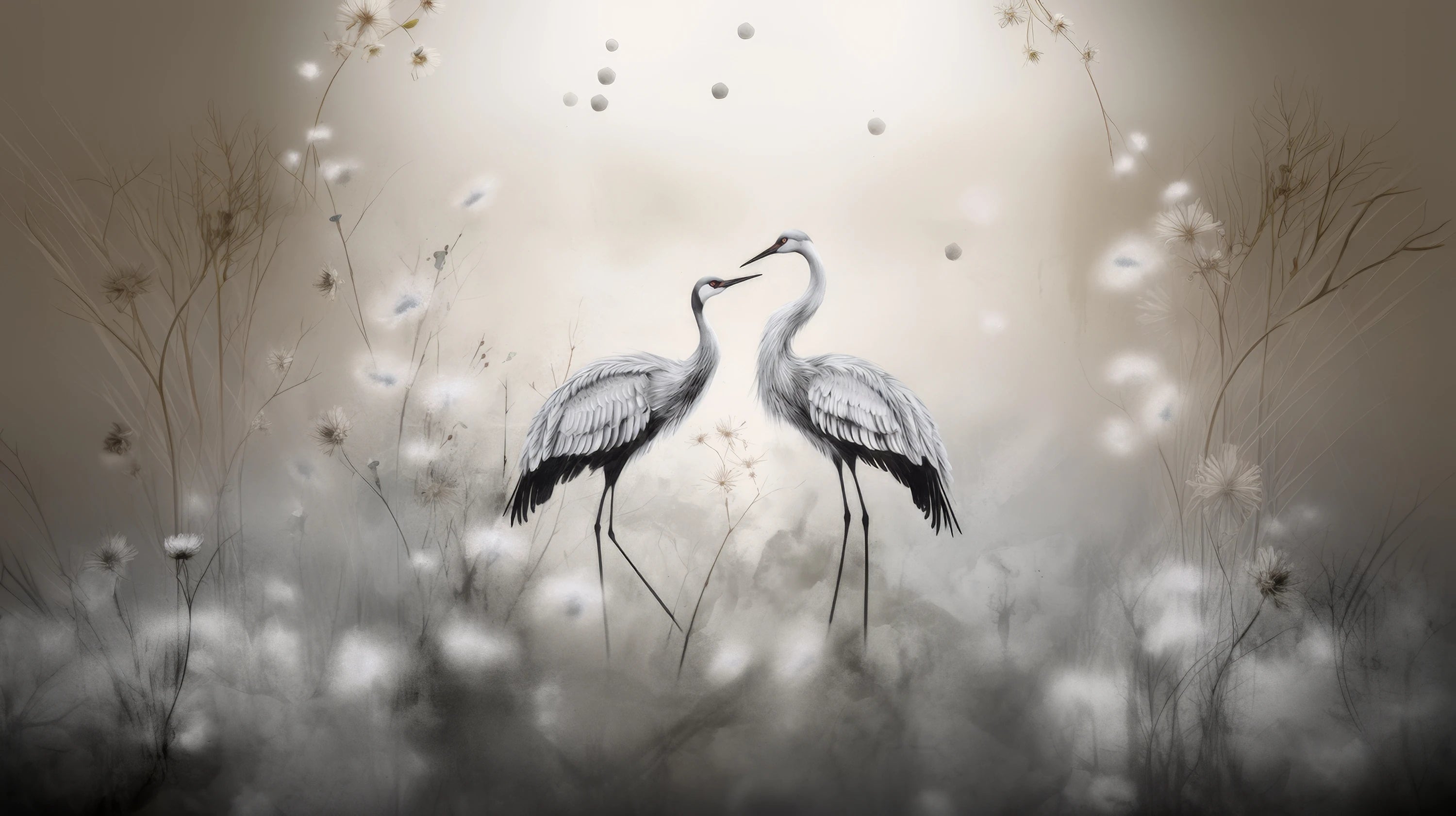 Podgląd wzoru: Prezentacja całego wzoru fototapety o nazwie Dandelion Wishes