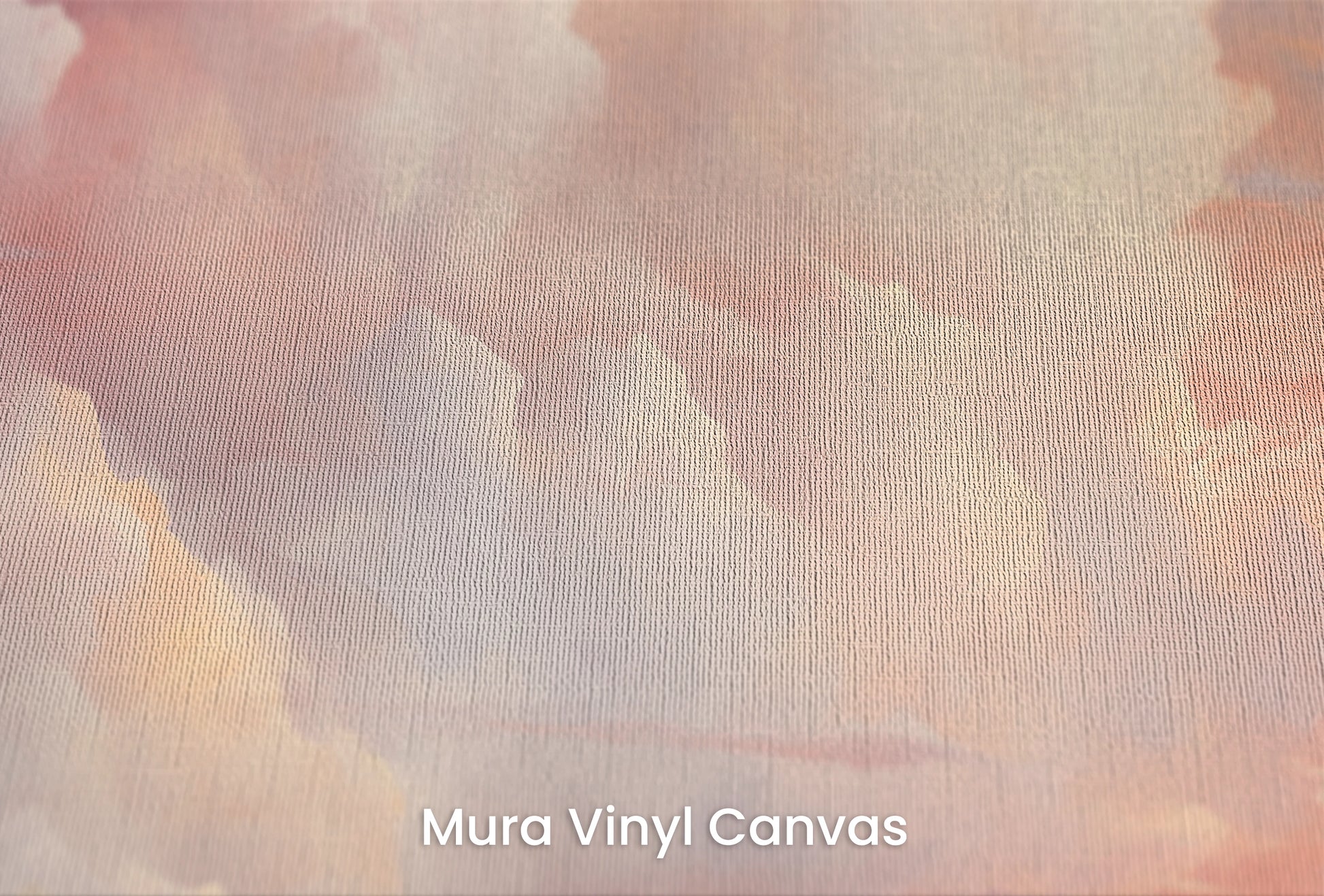 Zbliżenie na artystyczną fototapetę o nazwie Evening Glow #2 na podłożu Mura Vinyl Canvas - faktura naturalnego płótna.