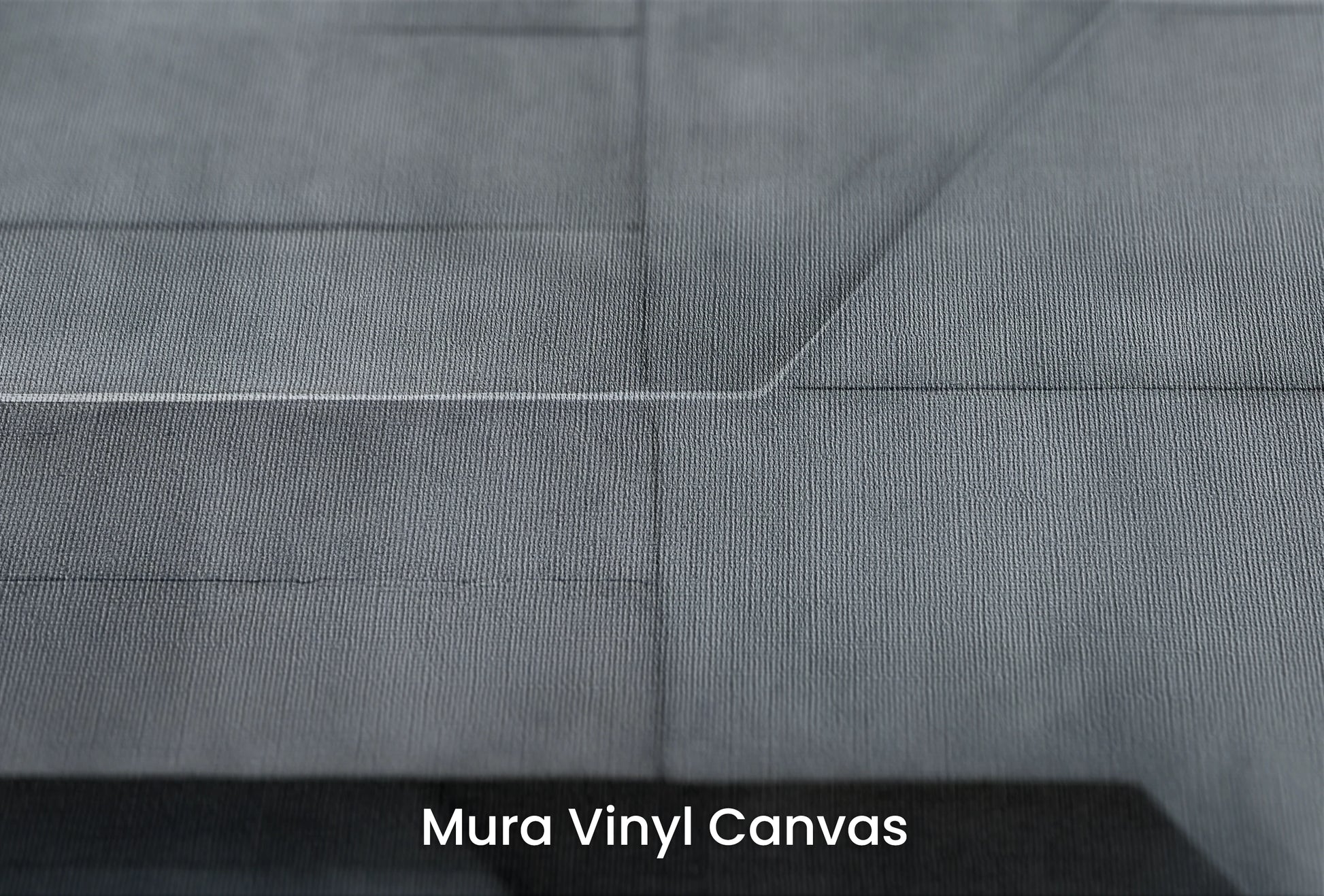 Zbliżenie na artystyczną fototapetę o nazwie Radial Concrete na podłożu Mura Vinyl Canvas - faktura naturalnego płótna.