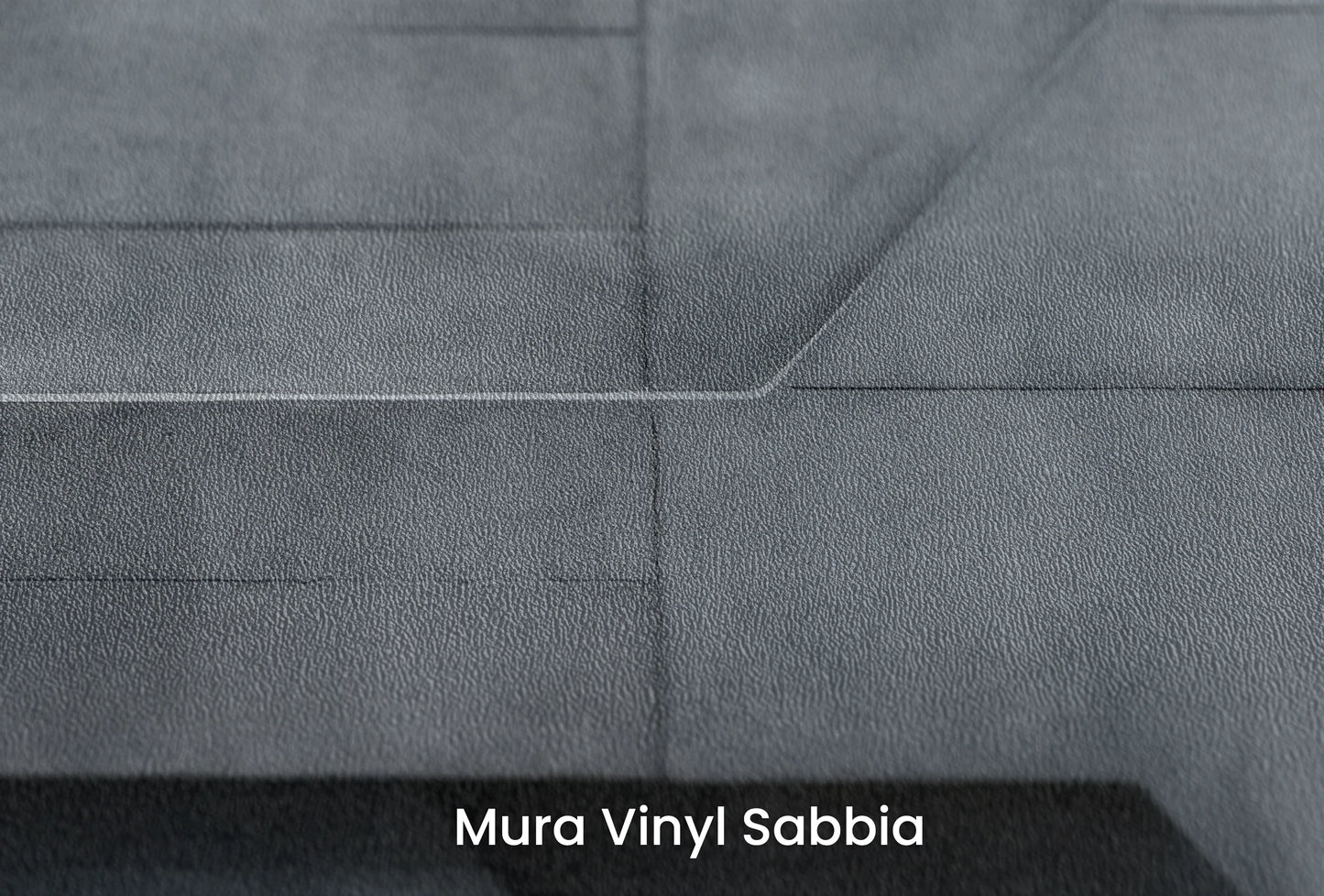 Zbliżenie na artystyczną fototapetę o nazwie Radial Concrete na podłożu Mura Vinyl Sabbia struktura grubego ziarna piasku.