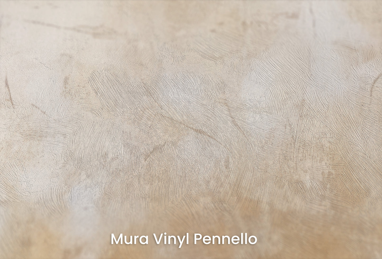 Zbliżenie na artystyczną fototapetę o nazwie RUSTIC GILDED PATINA na podłożu Mura Vinyl Pennello - faktura pociągnięć pędzla malarskiego.
