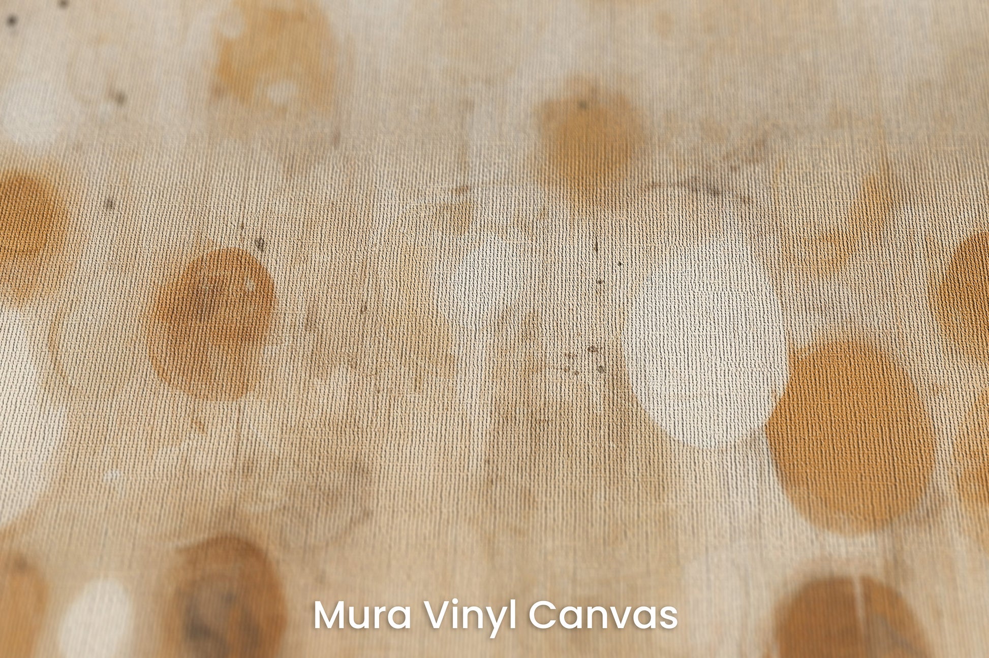 Zbliżenie na artystyczną fototapetę o nazwie AMBIENT ORBITAL ARRAY na podłożu Mura Vinyl Canvas - faktura naturalnego płótna.