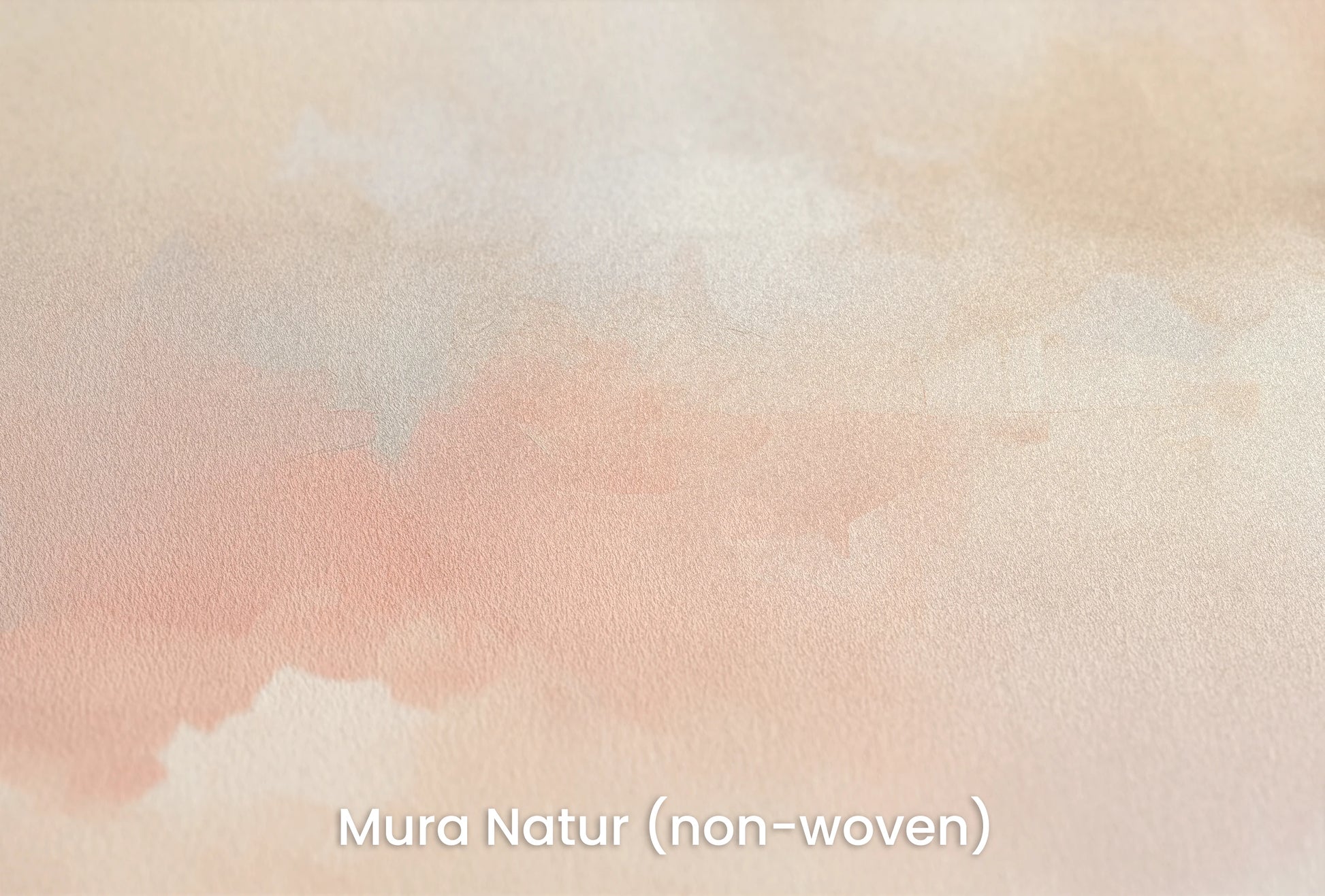 Zbliżenie na artystyczną fototapetę o nazwie Cotton Skies na podłożu Mura Natur (non-woven) - naturalne i ekologiczne podłoże.