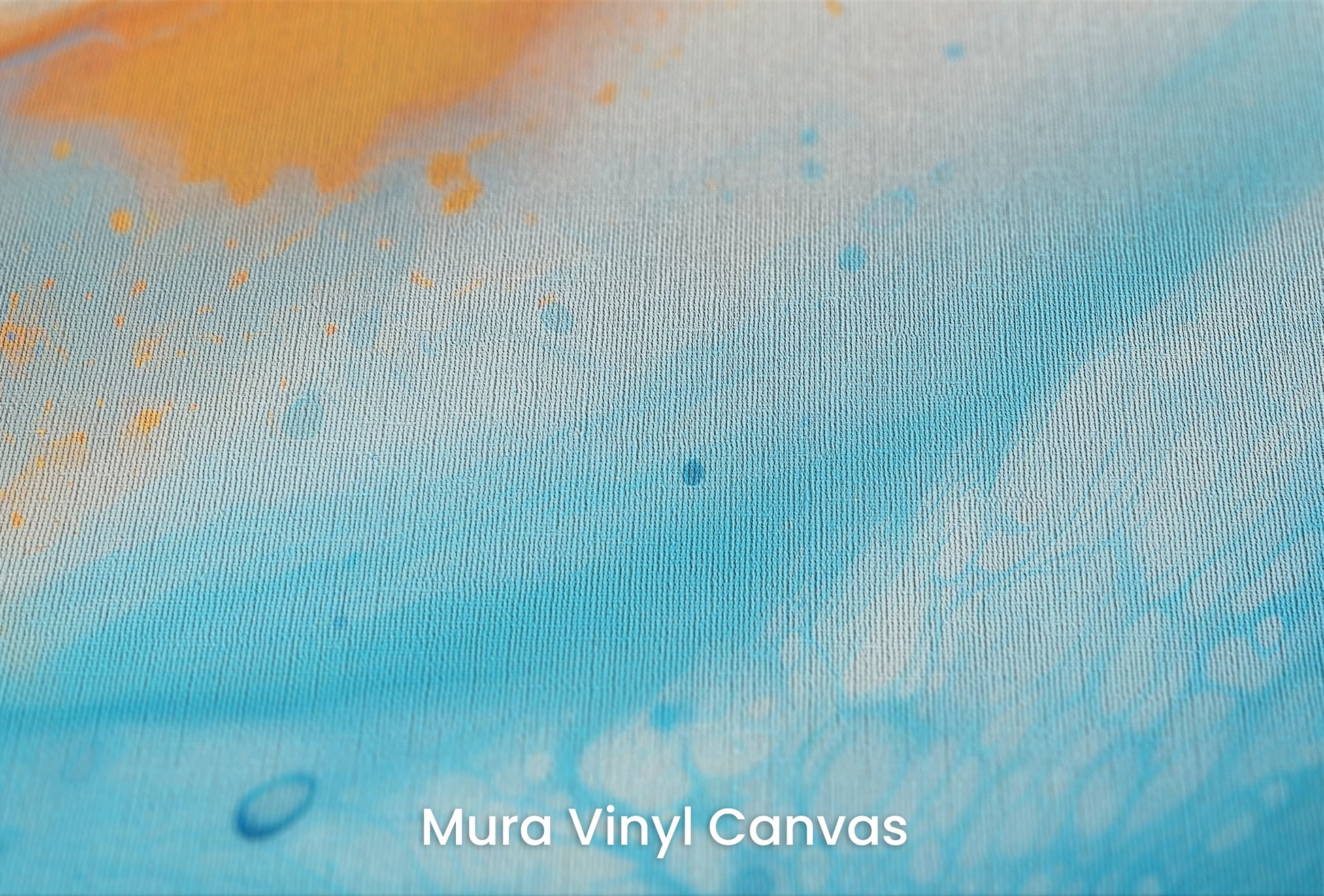 Zbliżenie na artystyczną fototapetę o nazwie Martian Surface na podłożu Mura Vinyl Canvas - faktura naturalnego płótna.