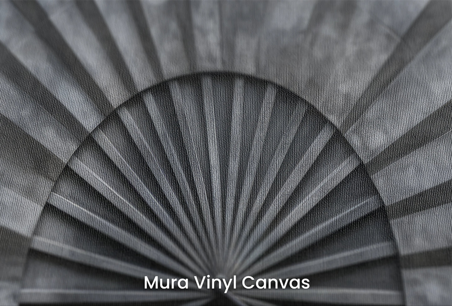 Zbliżenie na artystyczną fototapetę o nazwie Sunburst Concrete na podłożu Mura Vinyl Canvas - faktura naturalnego płótna.