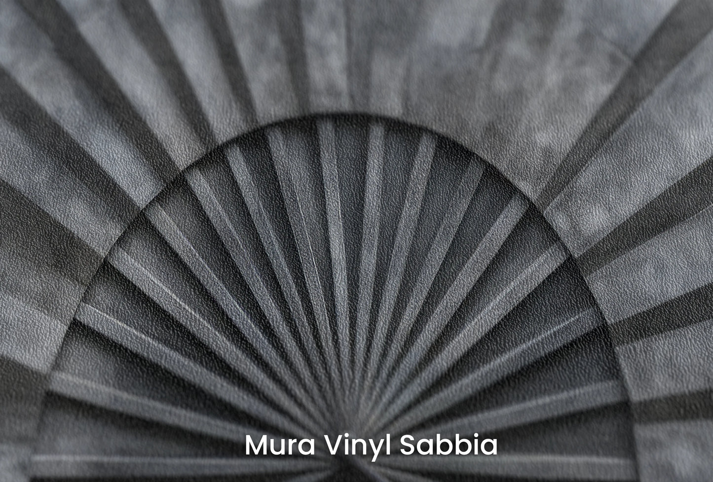 Zbliżenie na artystyczną fototapetę o nazwie Sunburst Concrete na podłożu Mura Vinyl Sabbia struktura grubego ziarna piasku.