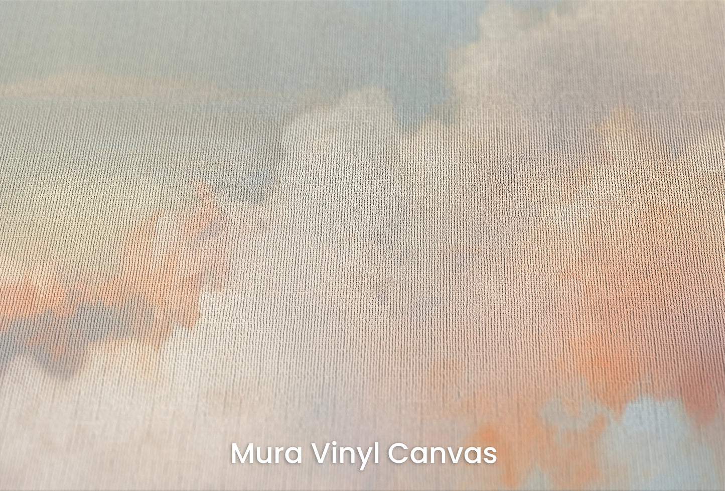 Zbliżenie na artystyczną fototapetę o nazwie Pastel Dream #2 na podłożu Mura Vinyl Canvas - faktura naturalnego płótna.