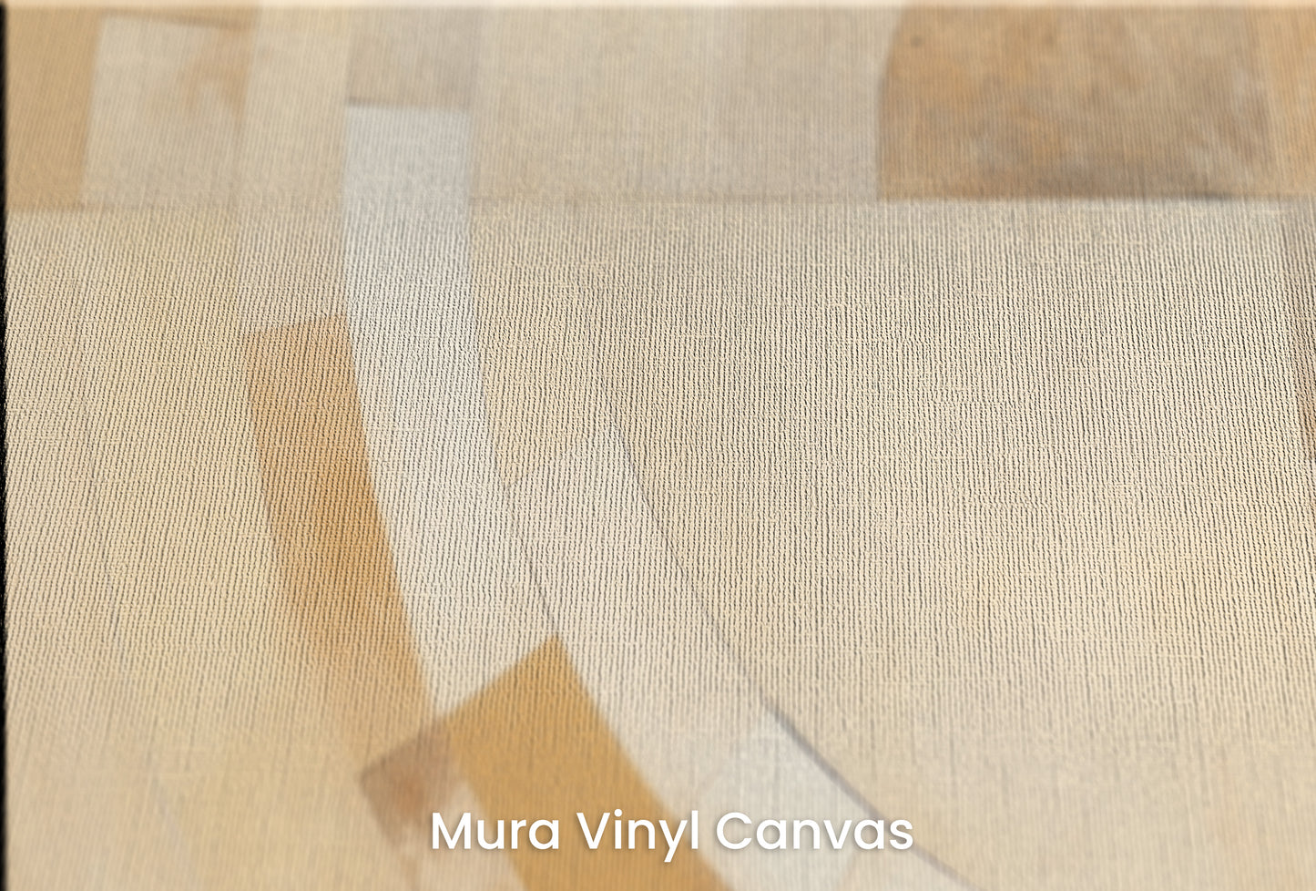 Zbliżenie na artystyczną fototapetę o nazwie WARM TONES SPIRAL FUSION na podłożu Mura Vinyl Canvas - faktura naturalnego płótna.