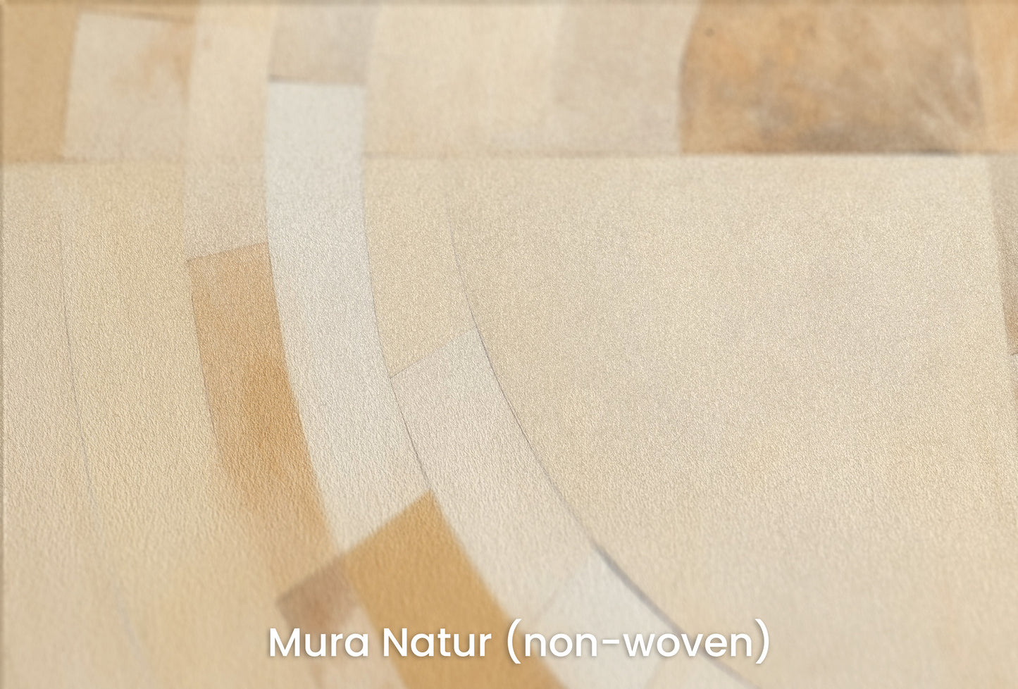 Zbliżenie na artystyczną fototapetę o nazwie WARM TONES SPIRAL FUSION na podłożu Mura Natur (non-woven) - naturalne i ekologiczne podłoże.