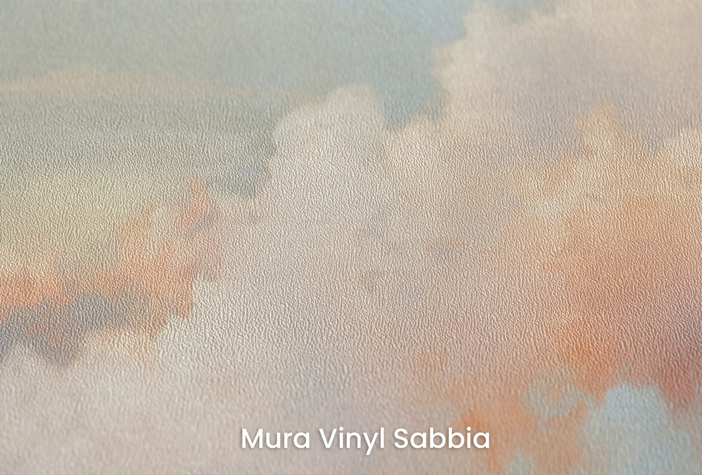 Zbliżenie na artystyczną fototapetę o nazwie Pastel Dream #2 na podłożu Mura Vinyl Sabbia struktura grubego ziarna piasku.