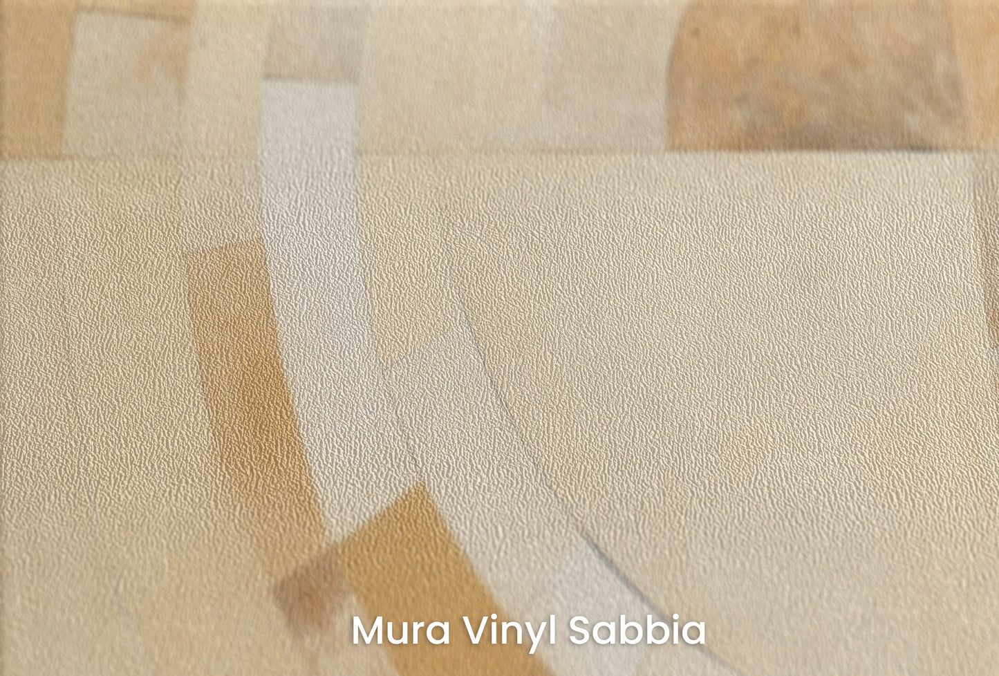 Zbliżenie na artystyczną fototapetę o nazwie WARM TONES SPIRAL FUSION na podłożu Mura Vinyl Sabbia struktura grubego ziarna piasku.