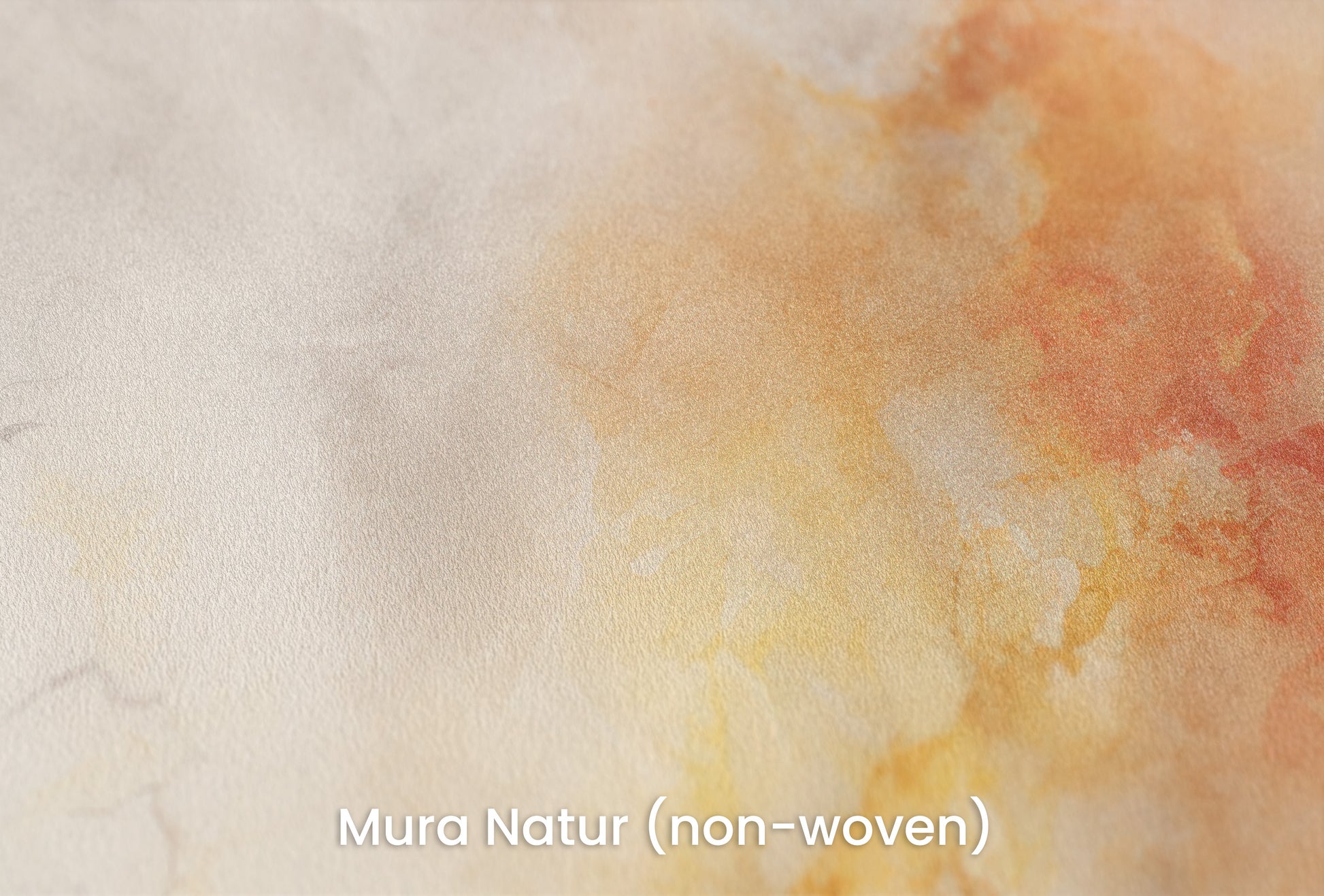 Zbliżenie na artystyczną fototapetę o nazwie NEBULOUS WARMTH na podłożu Mura Natur (non-woven) - naturalne i ekologiczne podłoże.