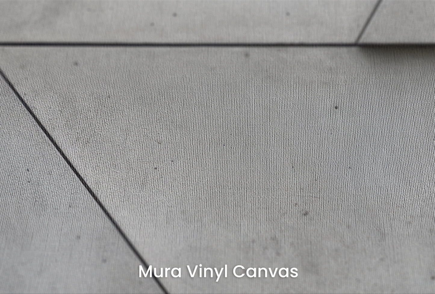 Zbliżenie na artystyczną fototapetę o nazwie Angular Mosaic na podłożu Mura Vinyl Canvas - faktura naturalnego płótna.