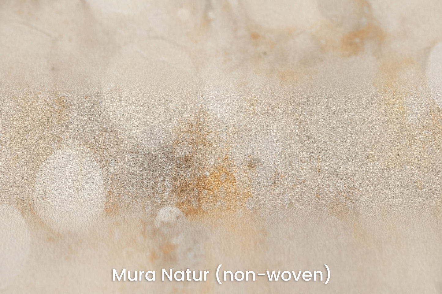 Zbliżenie na artystyczną fototapetę o nazwie TRANQUIL DAWN ORBS na podłożu Mura Natur (non-woven) - naturalne i ekologiczne podłoże.
