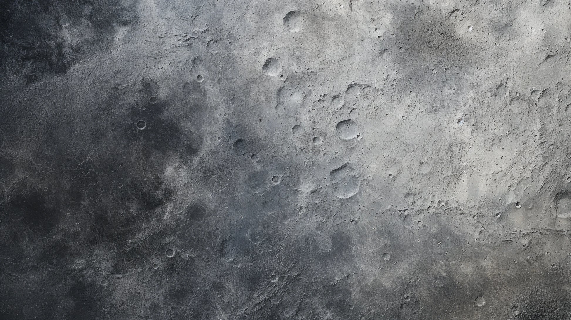 Prezentacja całego wzoru fototapety o nazwie Moon's Monochrome #2