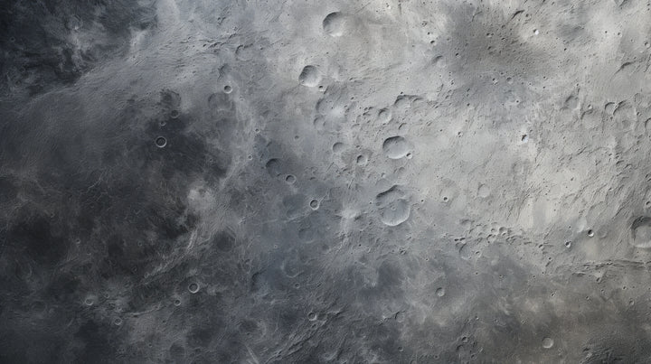 Prezentacja całego wzoru fototapety o nazwie Moon's Monochrome #2