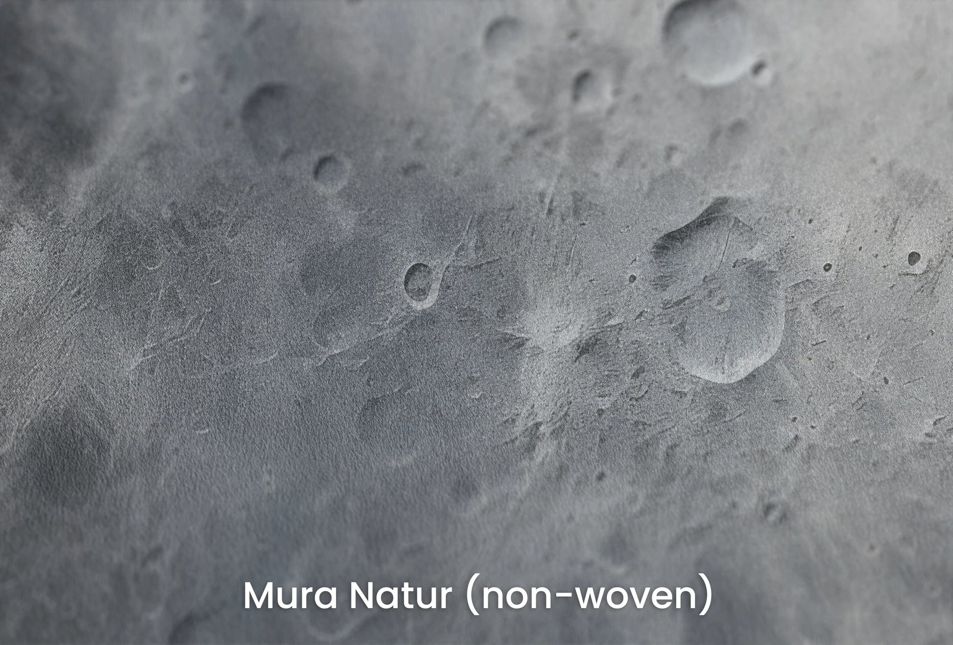 Zbliżenie na artystyczną fototapetę o nazwie Moon's Monochrome #2 na podłożu Mura Natur (non-woven) - naturalne i ekologiczne podłoże.