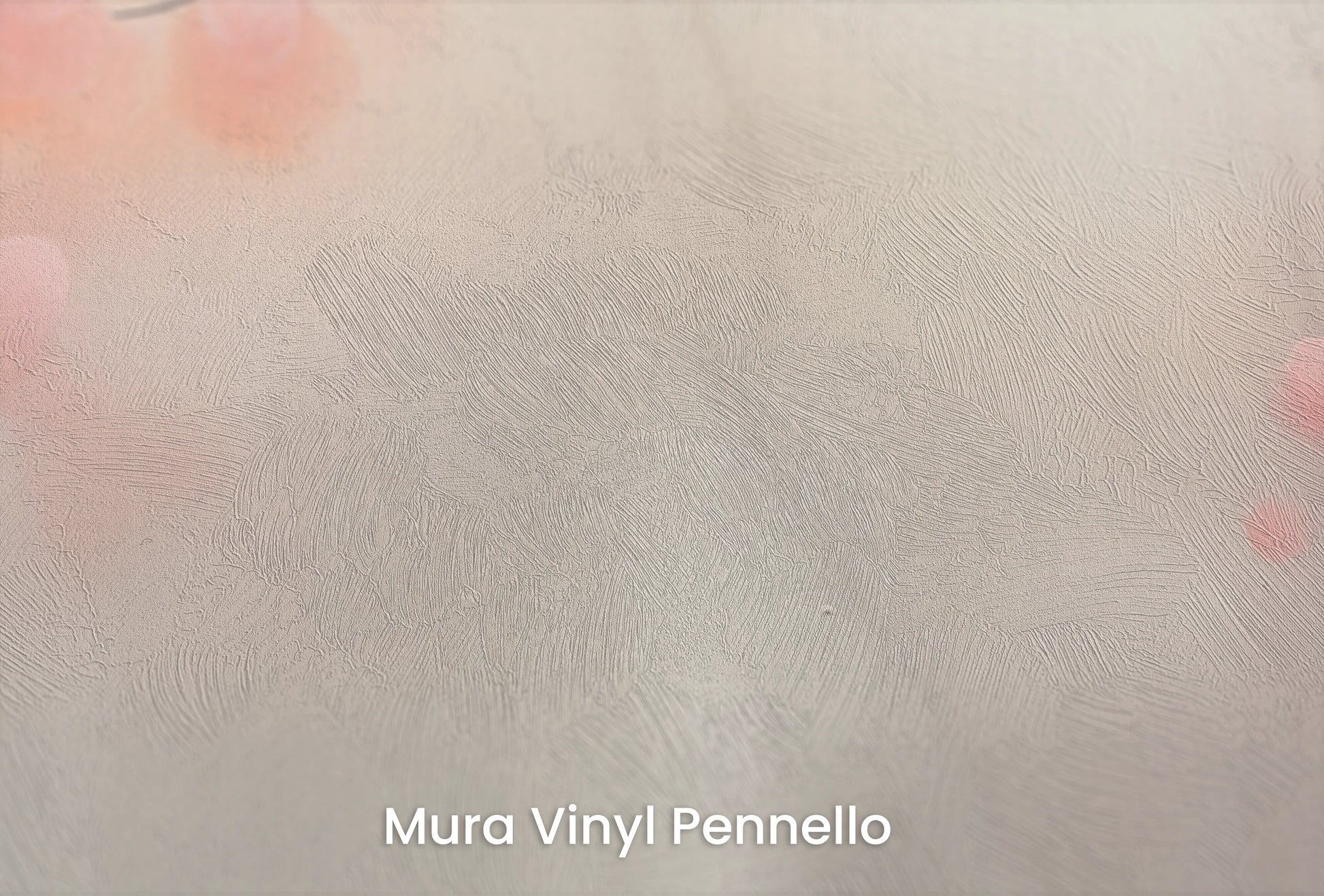 Zbliżenie na artystyczną fototapetę o nazwie Berry Mist na podłożu Mura Vinyl Pennello - faktura pociągnięć pędzla malarskiego.