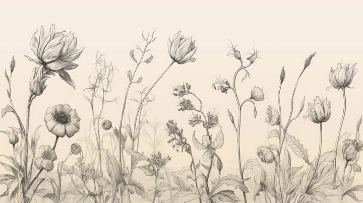 Prezentacja całego wzoru fototapety o nazwie Blossom Array