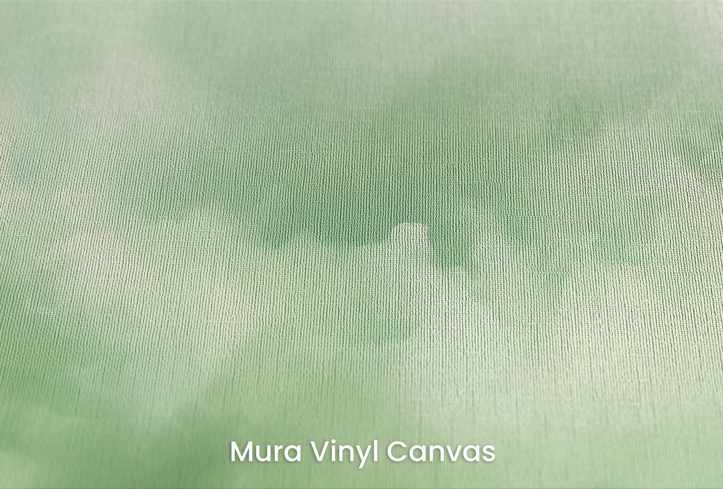 Zbliżenie na artystyczną fototapetę o nazwie Mint Serenity na podłożu Mura Vinyl Canvas - faktura naturalnego płótna.