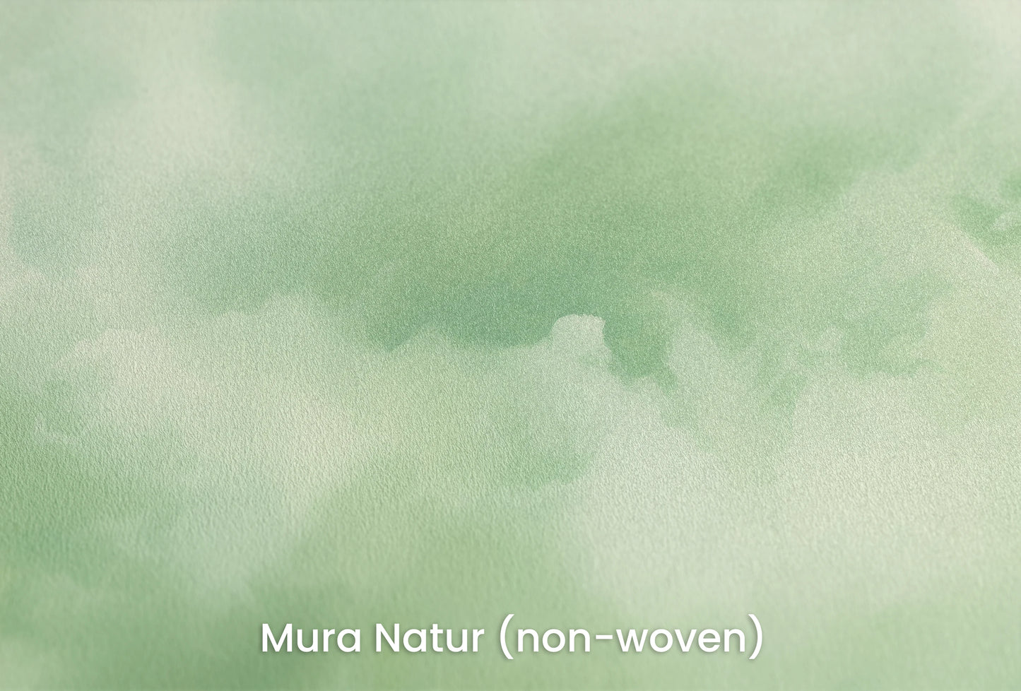 Zbliżenie na artystyczną fototapetę o nazwie Mint Serenity na podłożu Mura Natur (non-woven) - naturalne i ekologiczne podłoże.
