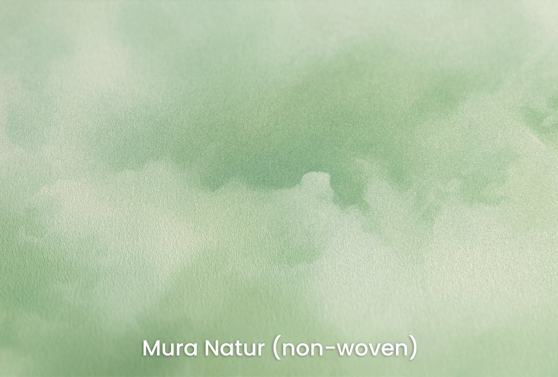 Zbliżenie na artystyczną fototapetę o nazwie Mint Serenity na podłożu Mura Natur (non-woven) - naturalne i ekologiczne podłoże.