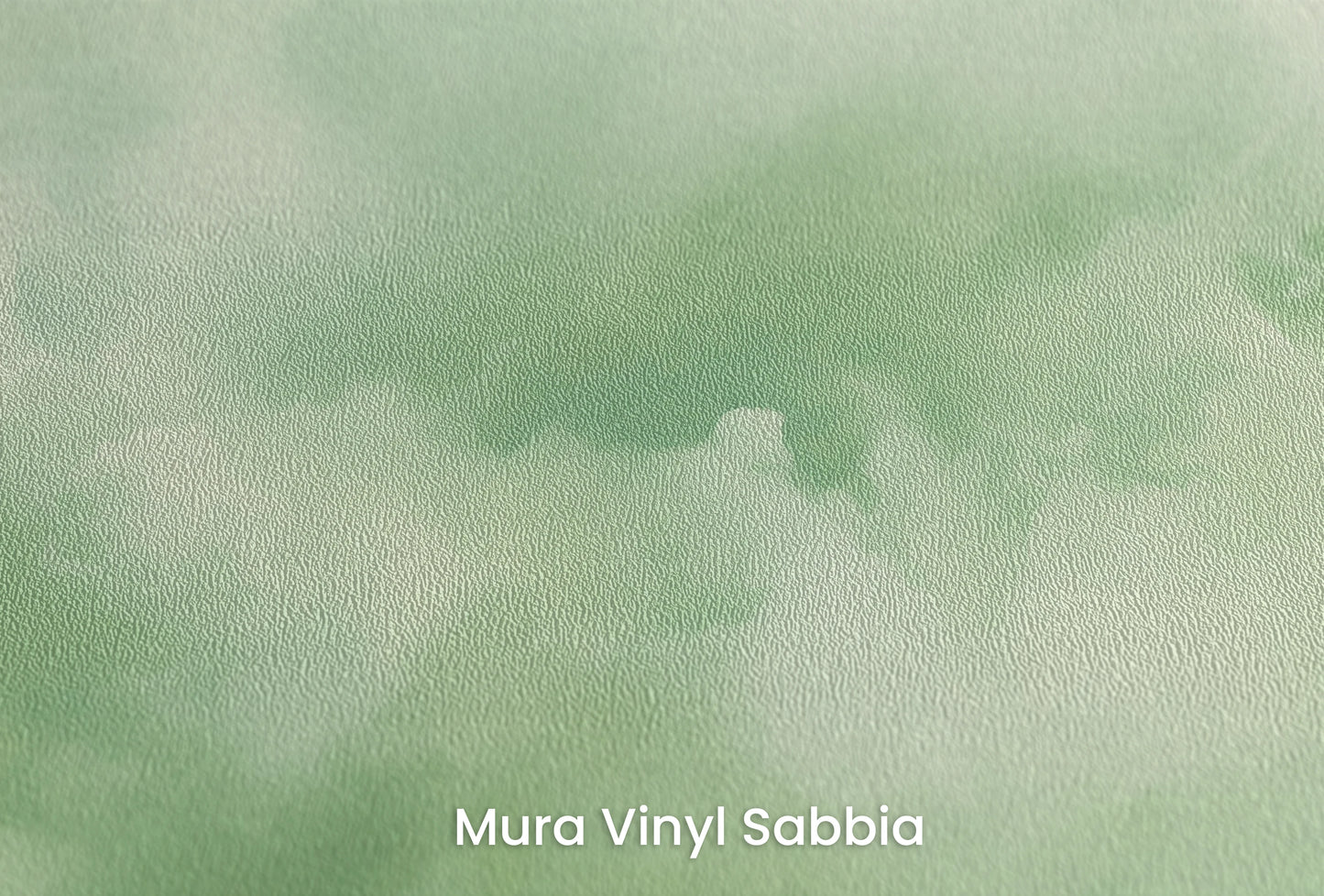 Zbliżenie na artystyczną fototapetę o nazwie Mint Serenity na podłożu Mura Vinyl Sabbia struktura grubego ziarna piasku.