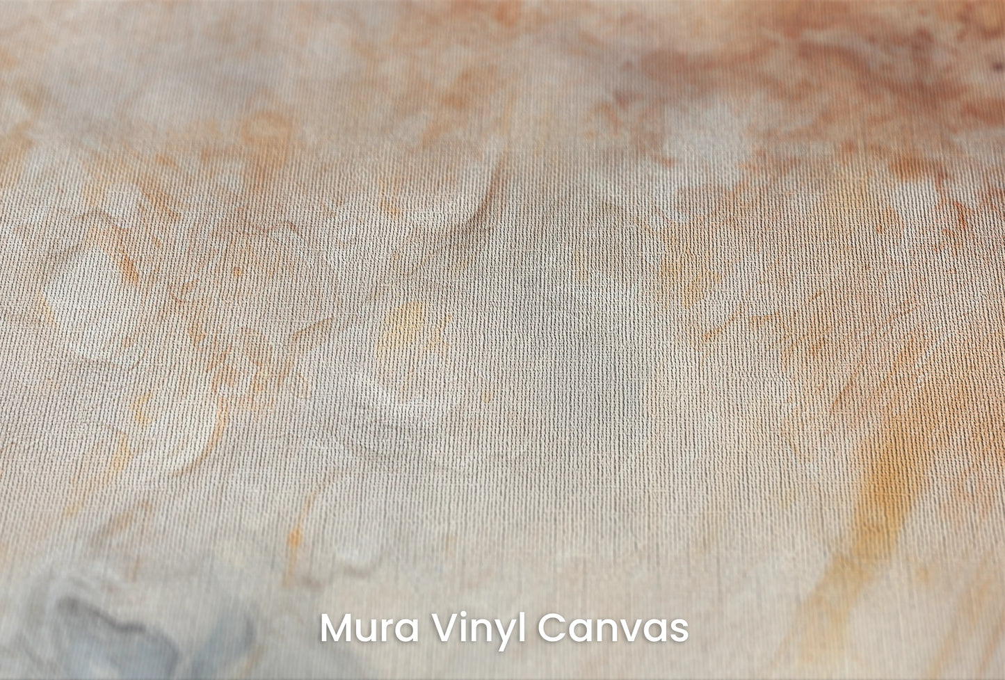 Zbliżenie na artystyczną fototapetę o nazwie Jupiter's Canvas na podłożu Mura Vinyl Canvas - faktura naturalnego płótna.