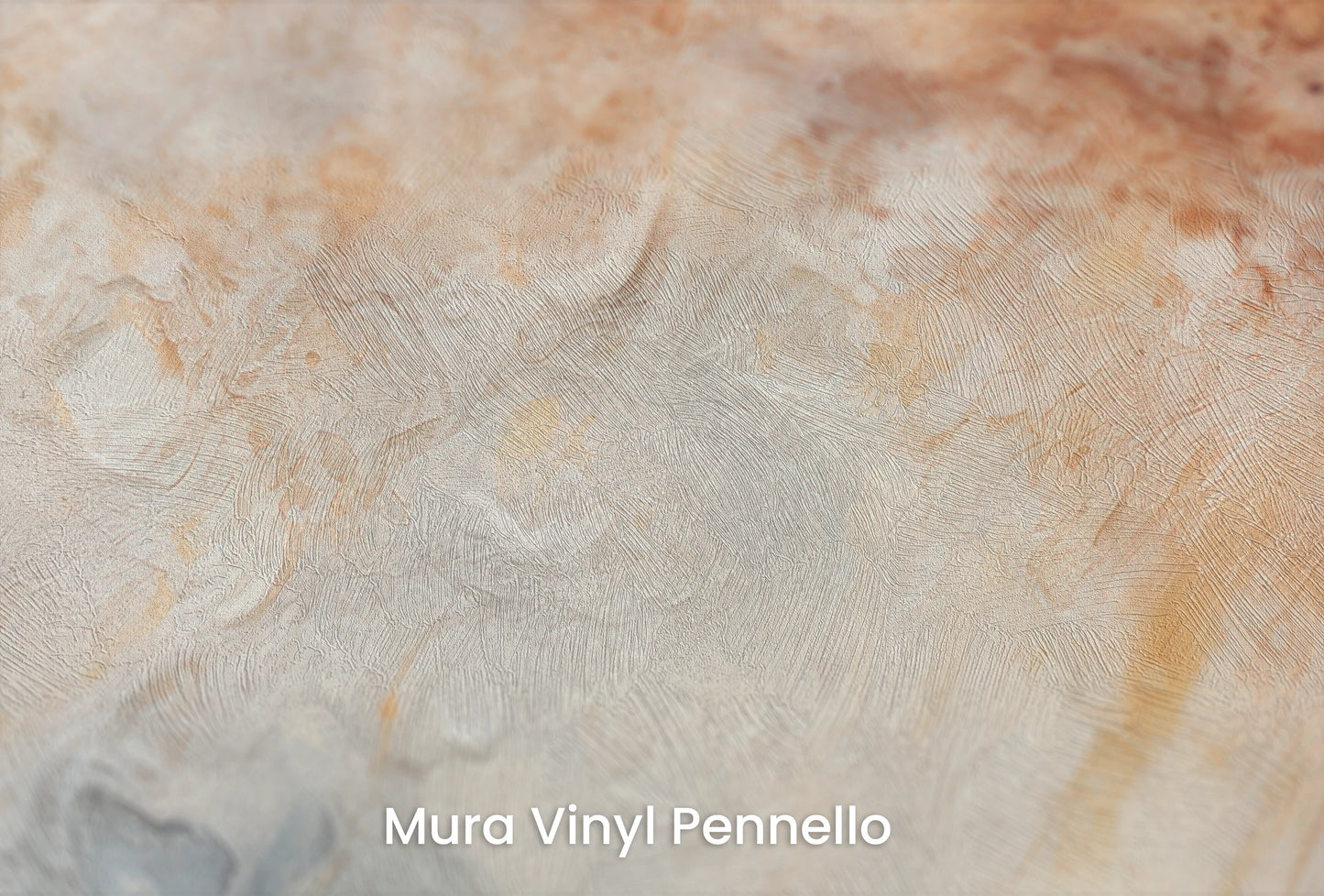 Zbliżenie na artystyczną fototapetę o nazwie Jupiter's Canvas na podłożu Mura Vinyl Pennello - faktura pociągnięć pędzla malarskiego.