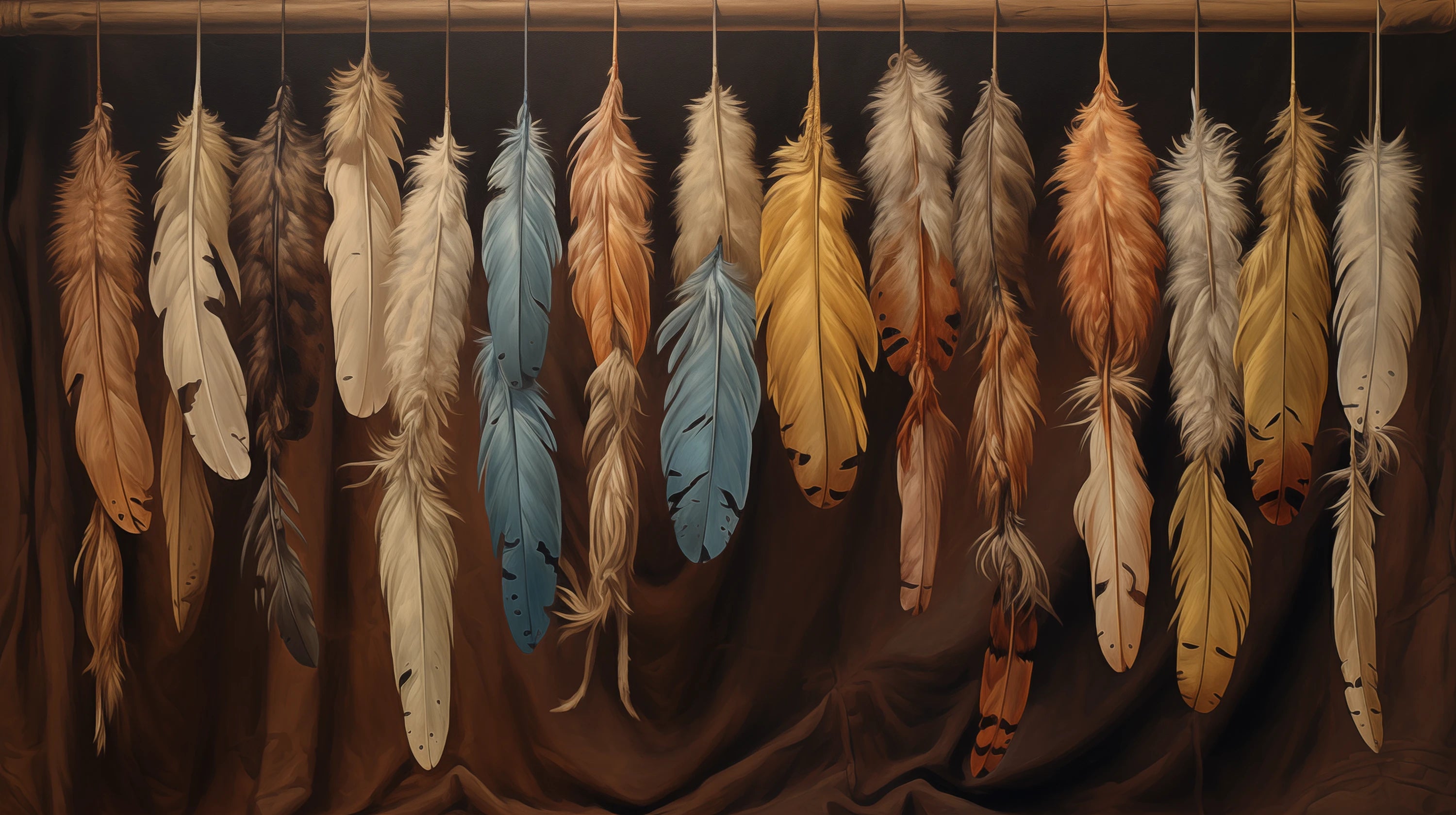 Mustervorschau: Prezentacja całego wzoru fototapety o nazwie Earthy Spectrum