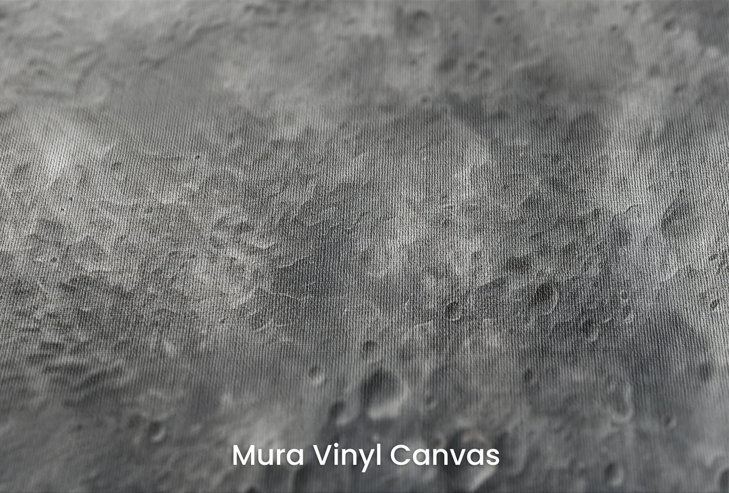 Zbliżenie na artystyczną fototapetę o nazwie Mercury's Texture na podłożu Mura Vinyl Canvas - faktura naturalnego płótna.