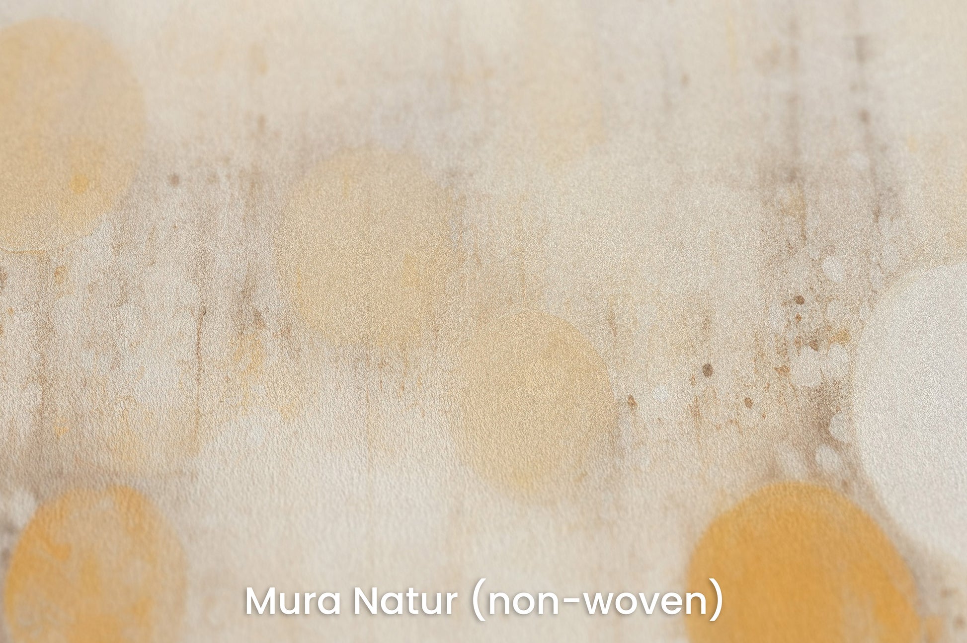 Zbliżenie na artystyczną fototapetę o nazwie SOLAR WHISPERS na podłożu Mura Natur (non-woven) - naturalne i ekologiczne podłoże.