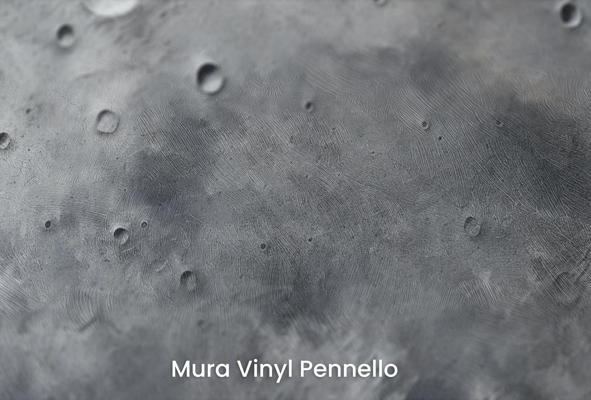 Zbliżenie na artystyczną fototapetę o nazwie Pluto's Mystery na podłożu Mura Vinyl Pennello - faktura pociągnięć pędzla malarskiego.