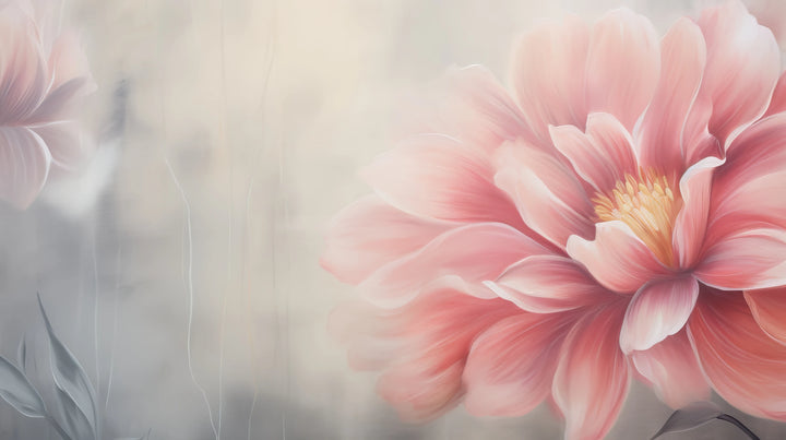 Prezentacja całego wzoru fototapety o nazwie Coral Petal