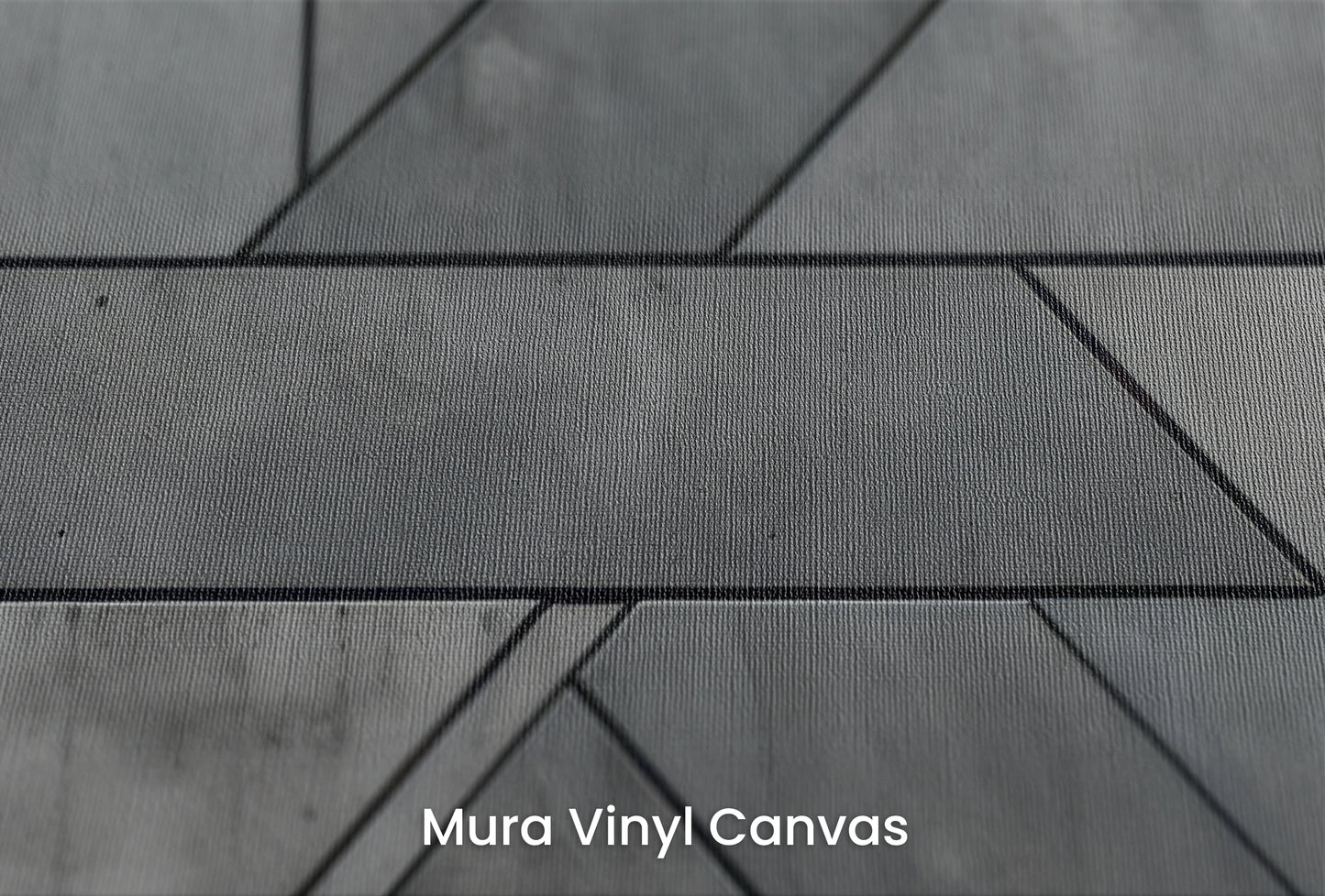 Zbliżenie na artystyczną fototapetę o nazwie Diagonal Harmony na podłożu Mura Vinyl Canvas - faktura naturalnego płótna.