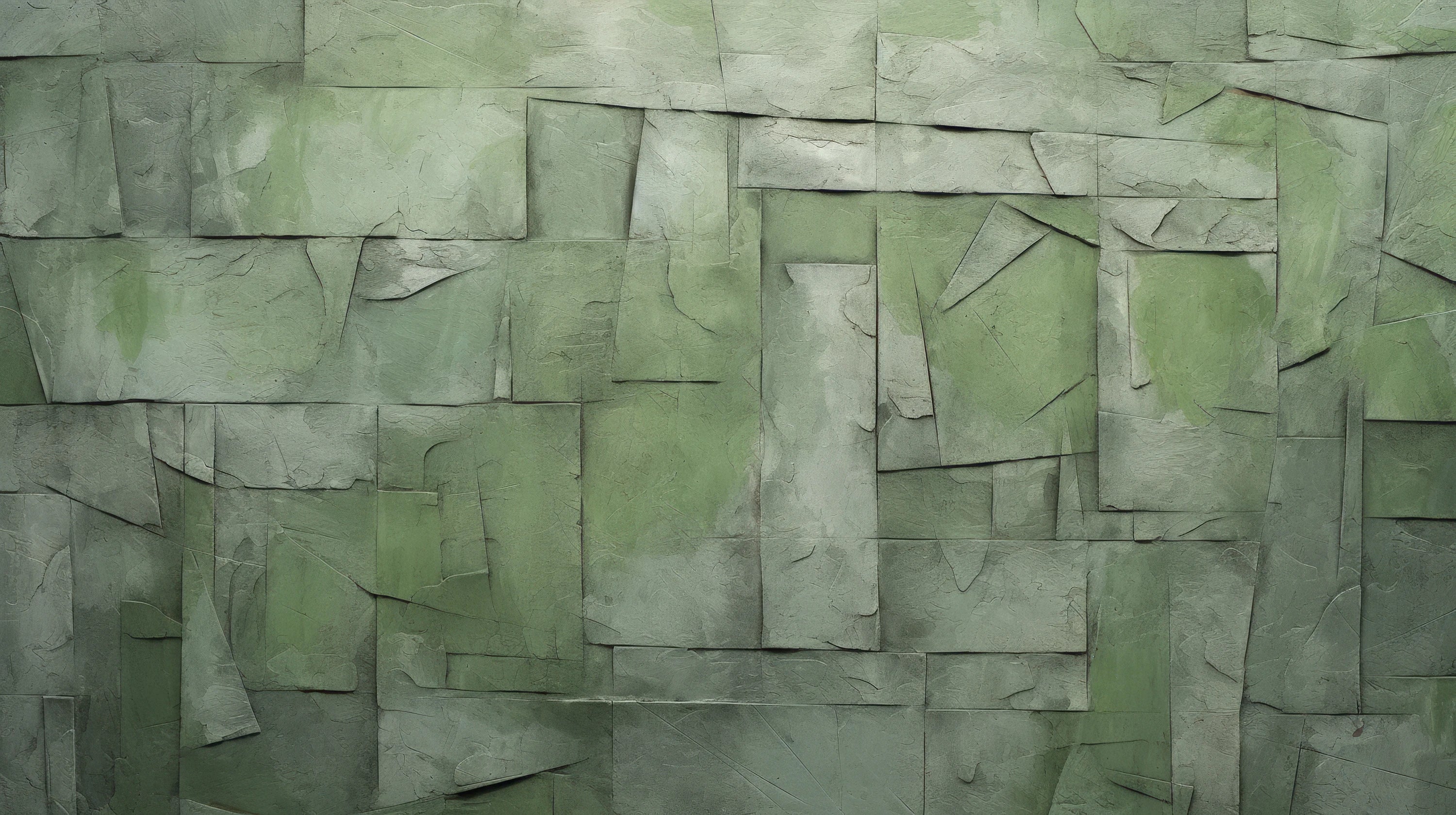 Mustervorschau: Prezentacja całego wzoru fototapety o nazwie Sage Brushstrokes
