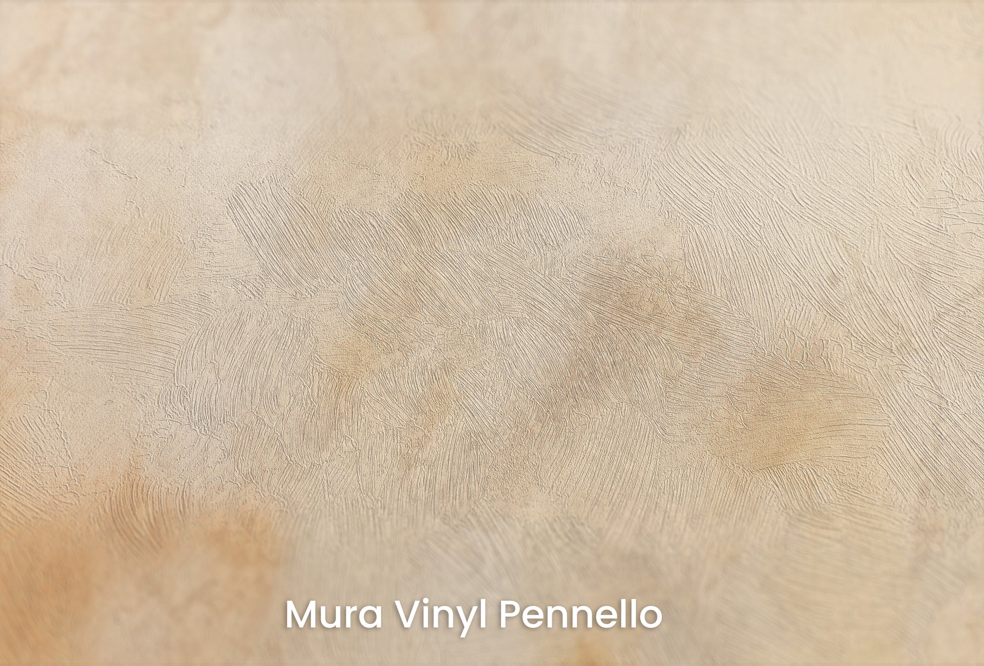 Zbliżenie na artystyczną fototapetę o nazwie ARCHAIC MAP OF DREAMS na podłożu Mura Vinyl Pennello - faktura pociągnięć pędzla malarskiego.