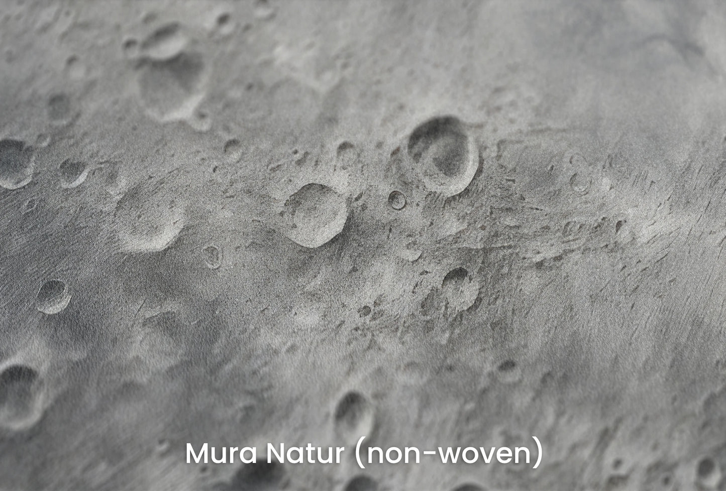 Zbliżenie na artystyczną fototapetę o nazwie Moon's Monochrome 2 na podłożu Mura Natur (non-woven) - naturalne i ekologiczne podłoże.