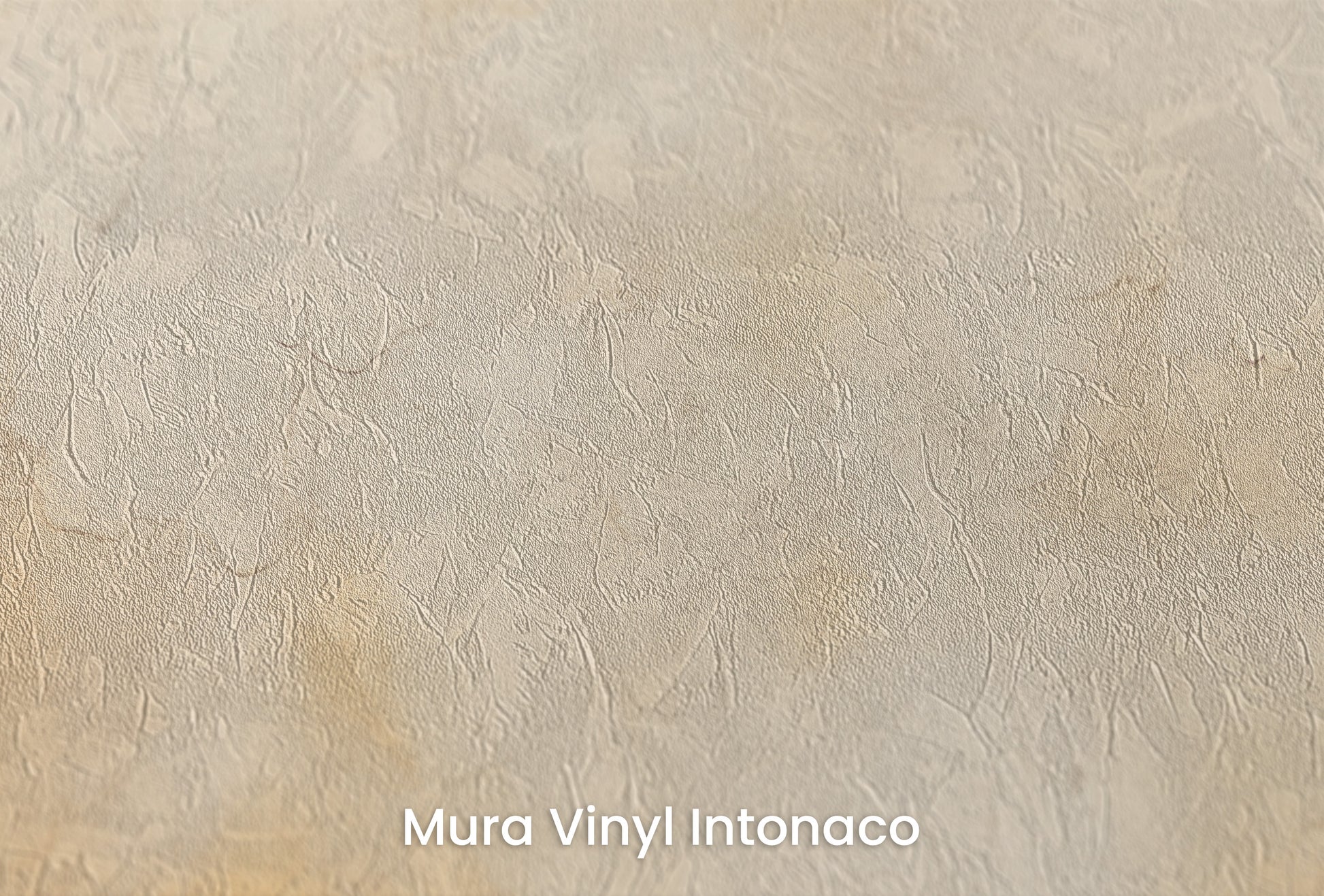 Zbliżenie na artystyczną fototapetę o nazwie GOLDEN HAZE DREAMSCAPE na podłożu Mura Vinyl Intonaco - struktura tartego tynku.