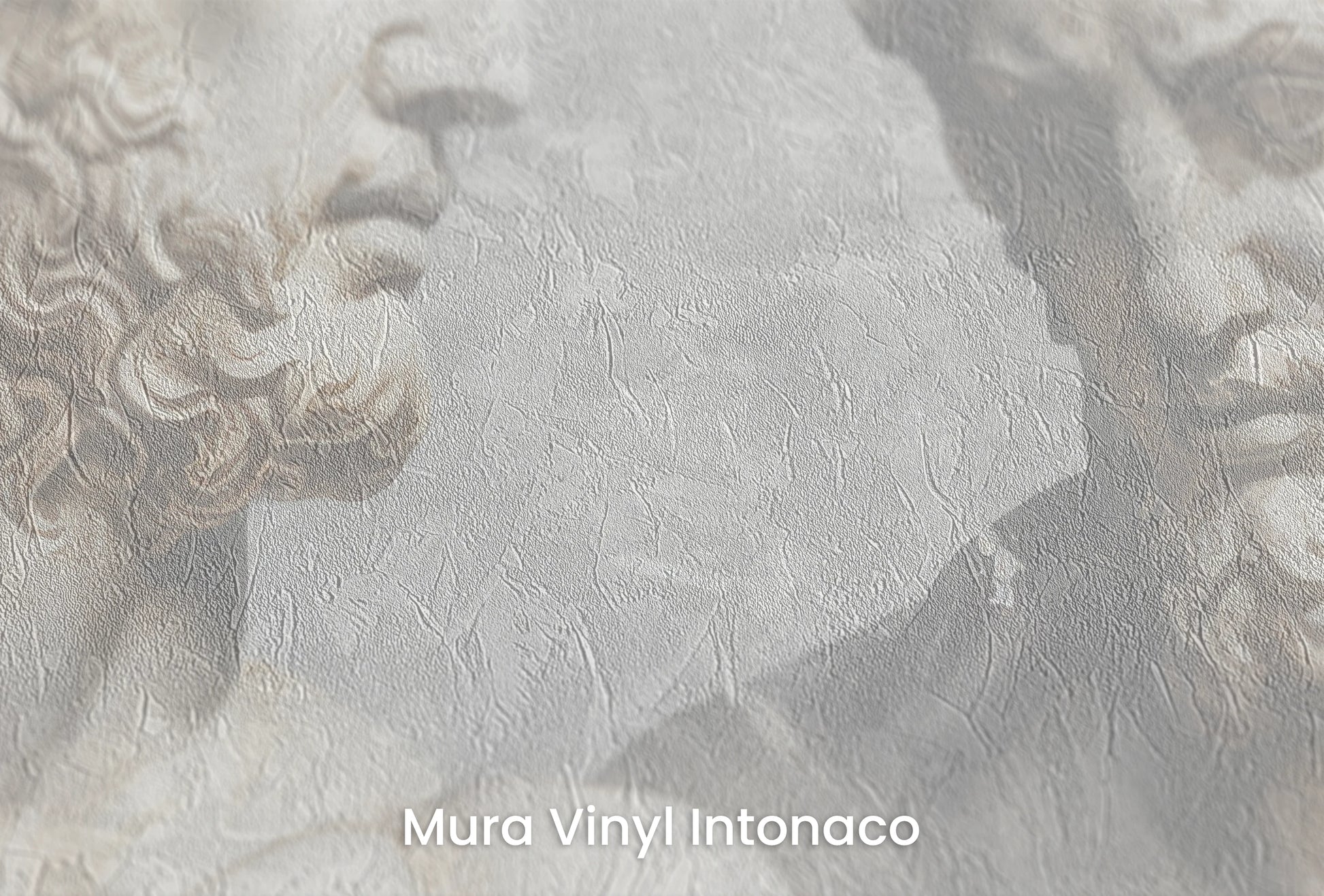 Zbliżenie na artystyczną fototapetę o nazwie Majesty of Thought na podłożu Mura Vinyl Intonaco - struktura tartego tynku.
