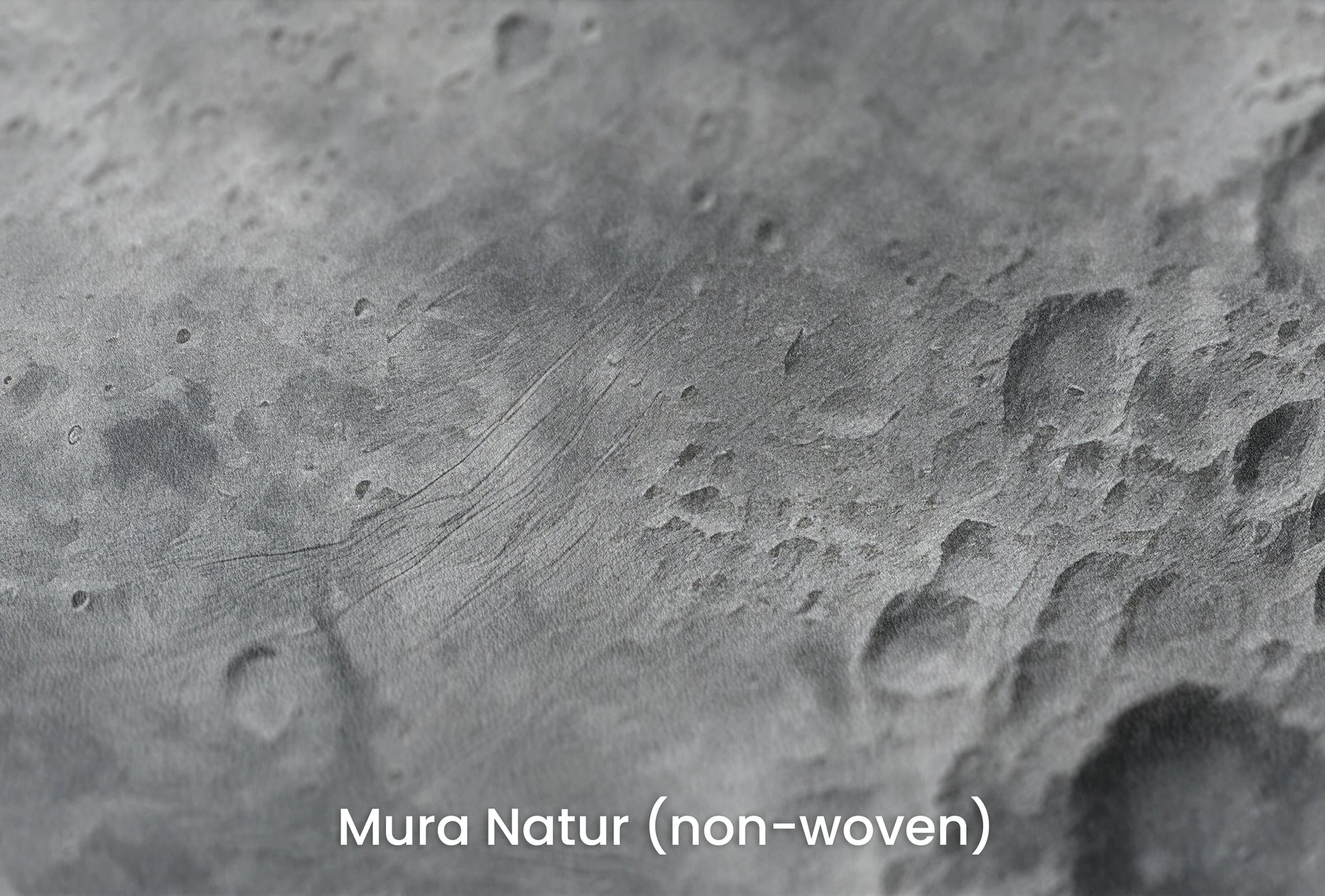Zbliżenie na artystyczną fototapetę o nazwie Lunar Detail na podłożu Mura Natur (non-woven) - naturalne i ekologiczne podłoże.