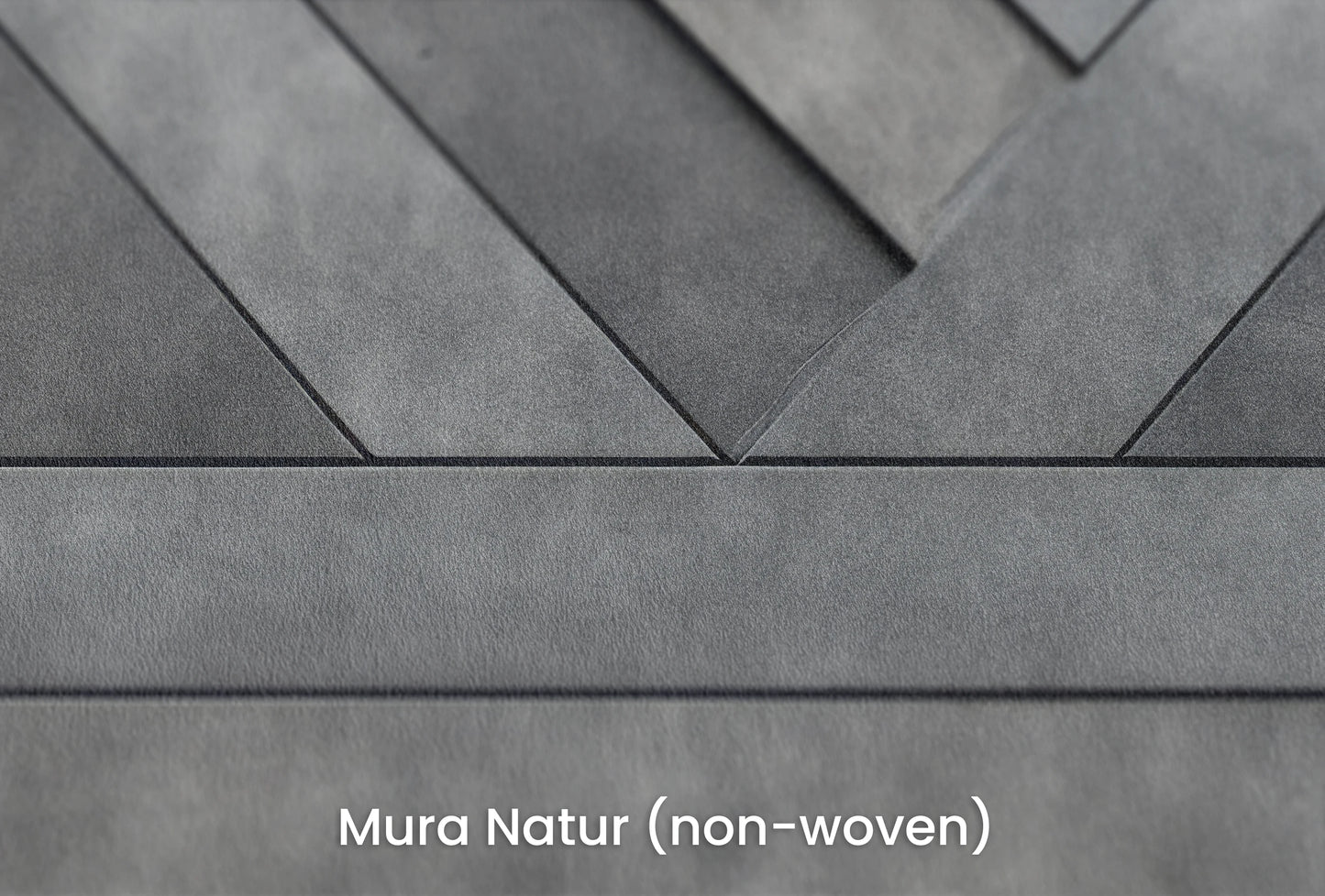 Zbliżenie na artystyczną fototapetę o nazwie Geometric Weave na podłożu Mura Natur (non-woven) - naturalne i ekologiczne podłoże.