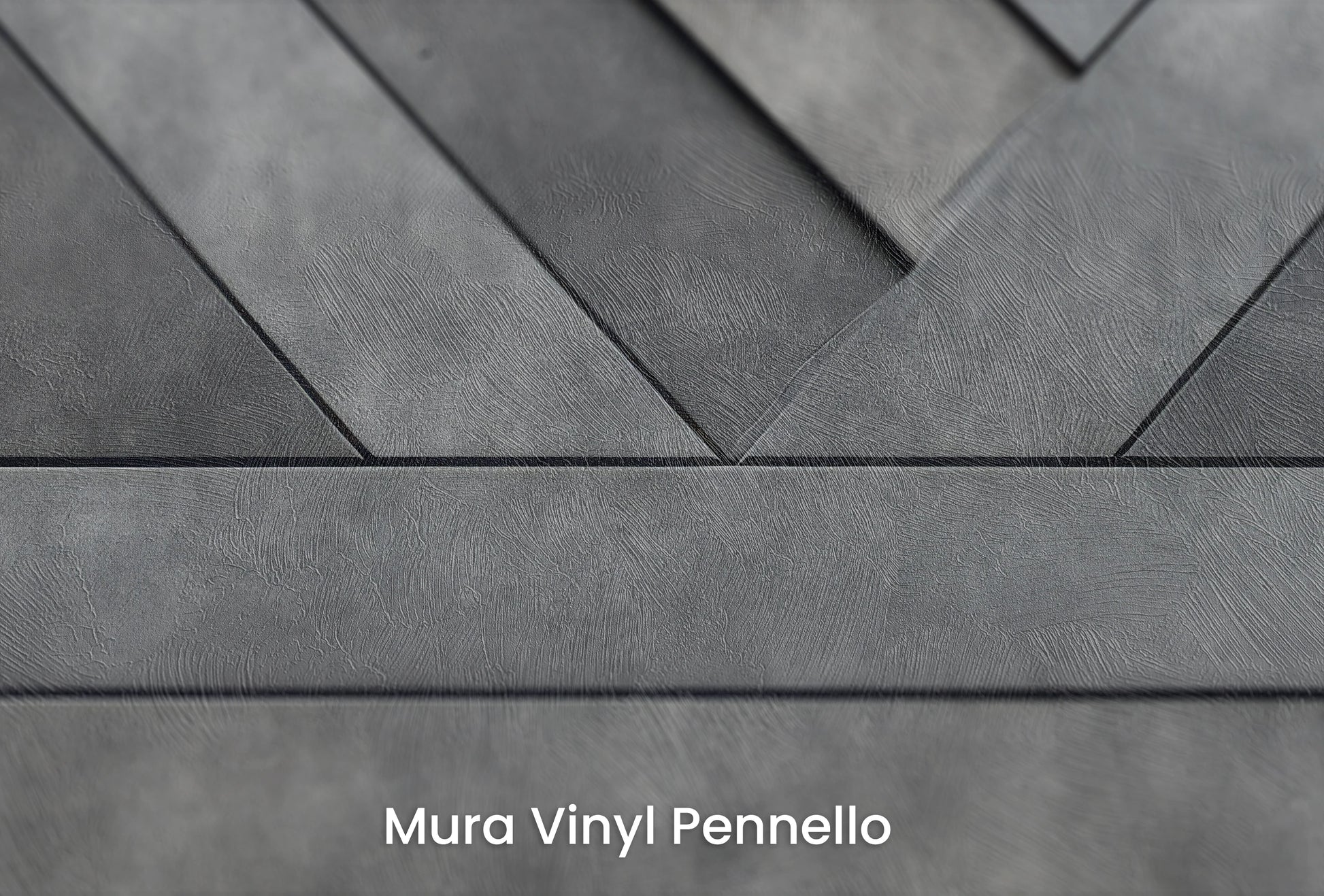 Zbliżenie na artystyczną fototapetę o nazwie Geometric Weave na podłożu Mura Vinyl Pennello - faktura pociągnięć pędzla malarskiego.