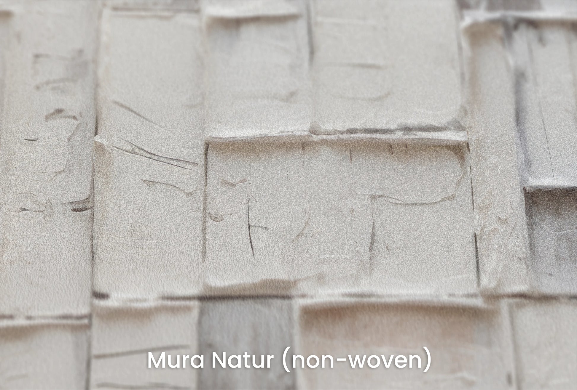 Zbliżenie na artystyczną fototapetę o nazwie Plaster Elegance na podłożu Mura Natur (non-woven) - naturalne i ekologiczne podłoże.