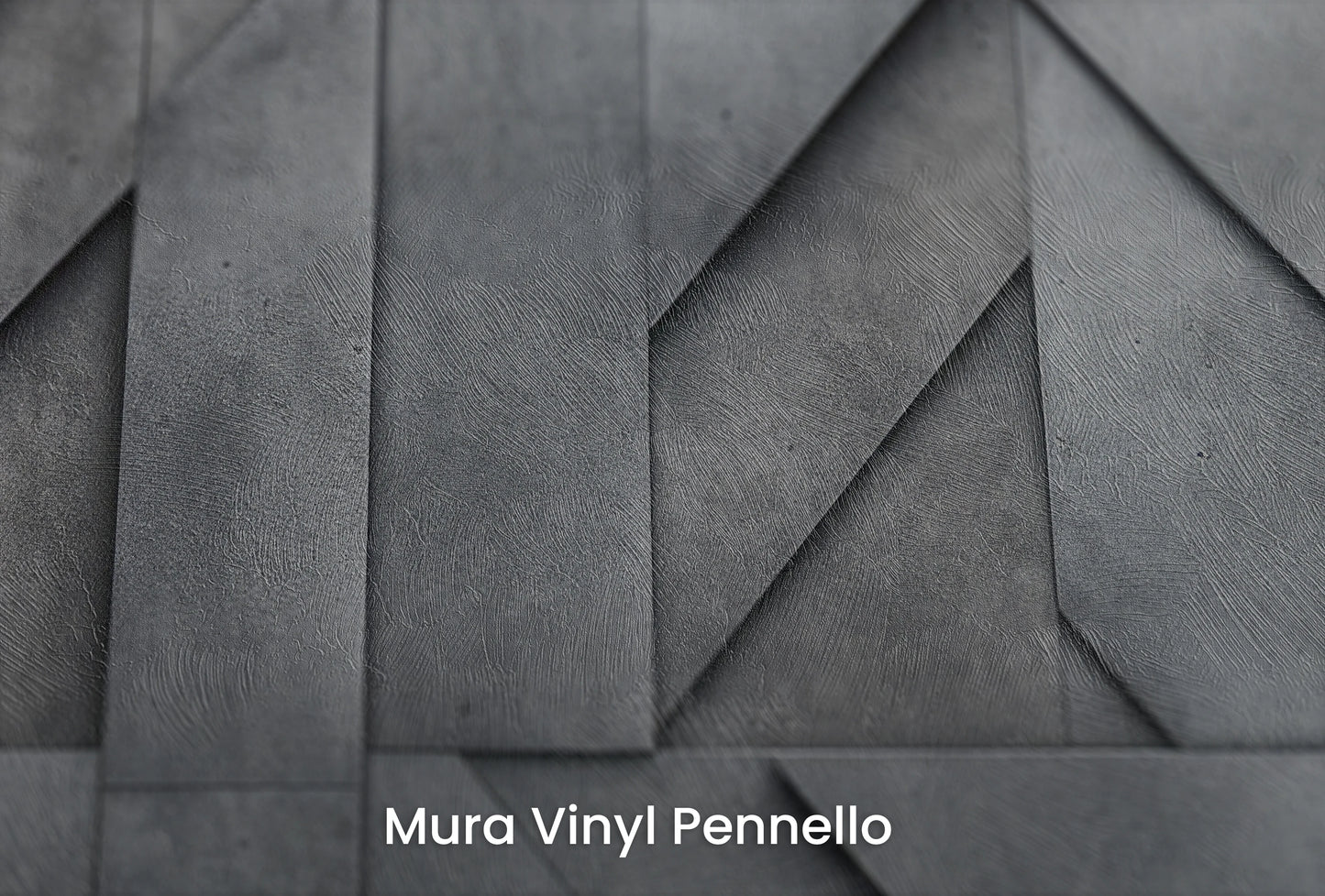 Zbliżenie na artystyczną fototapetę o nazwie Concrete Labyrinth na podłożu Mura Vinyl Pennello - faktura pociągnięć pędzla malarskiego.