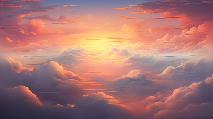 Prezentacja całego wzoru fototapety o nazwie Fiery Skyline #2