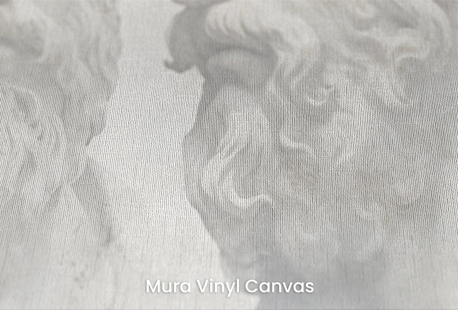 Zbliżenie na artystyczną fototapetę o nazwie Echoes of Wisdom na podłożu Mura Vinyl Canvas - faktura naturalnego płótna.