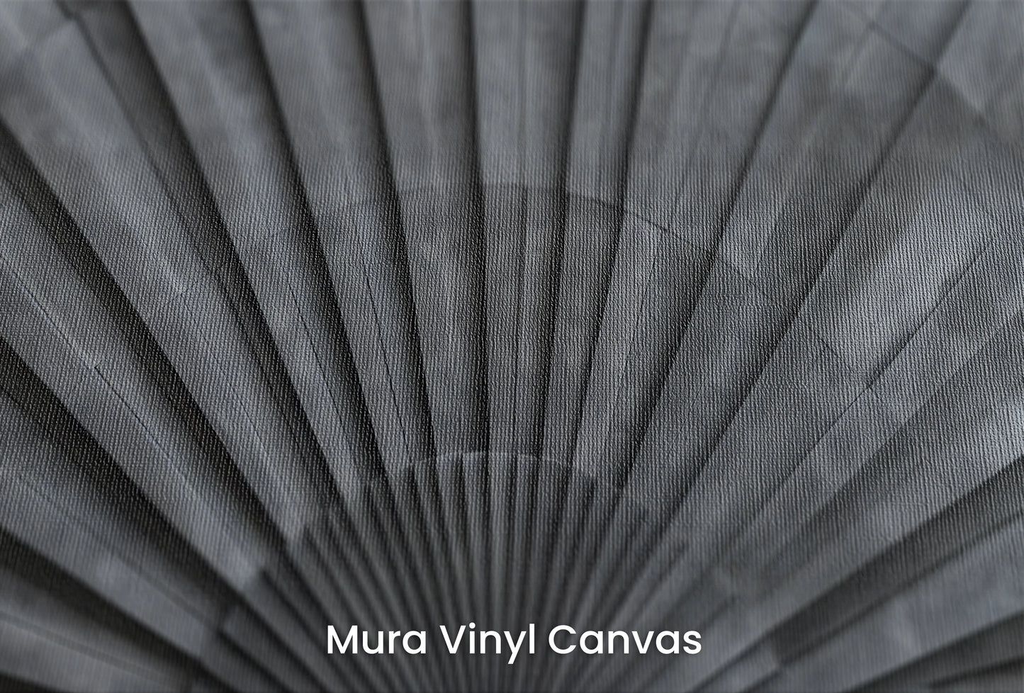 Zbliżenie na artystyczną fototapetę o nazwie Radial Burst na podłożu Mura Vinyl Canvas - faktura naturalnego płótna.