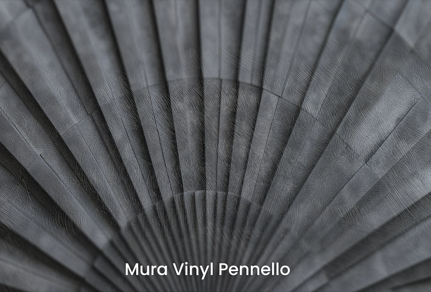 Zbliżenie na artystyczną fototapetę o nazwie Radial Burst na podłożu Mura Vinyl Pennello - faktura pociągnięć pędzla malarskiego.